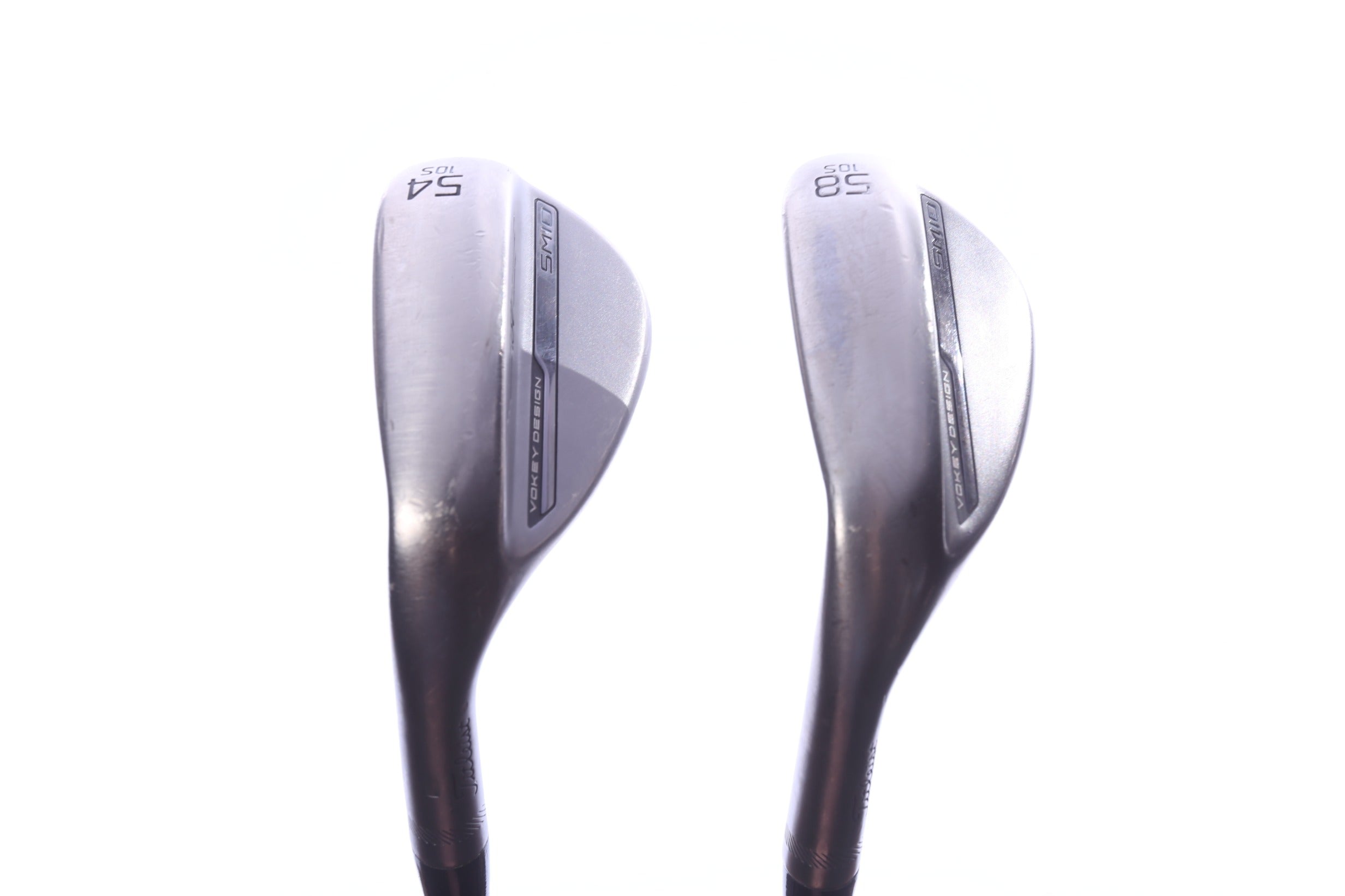 Used Titleist Vokey SM10 Nickel Wedge Set - Left-Handed - 54*, 58* - Wedge Flex