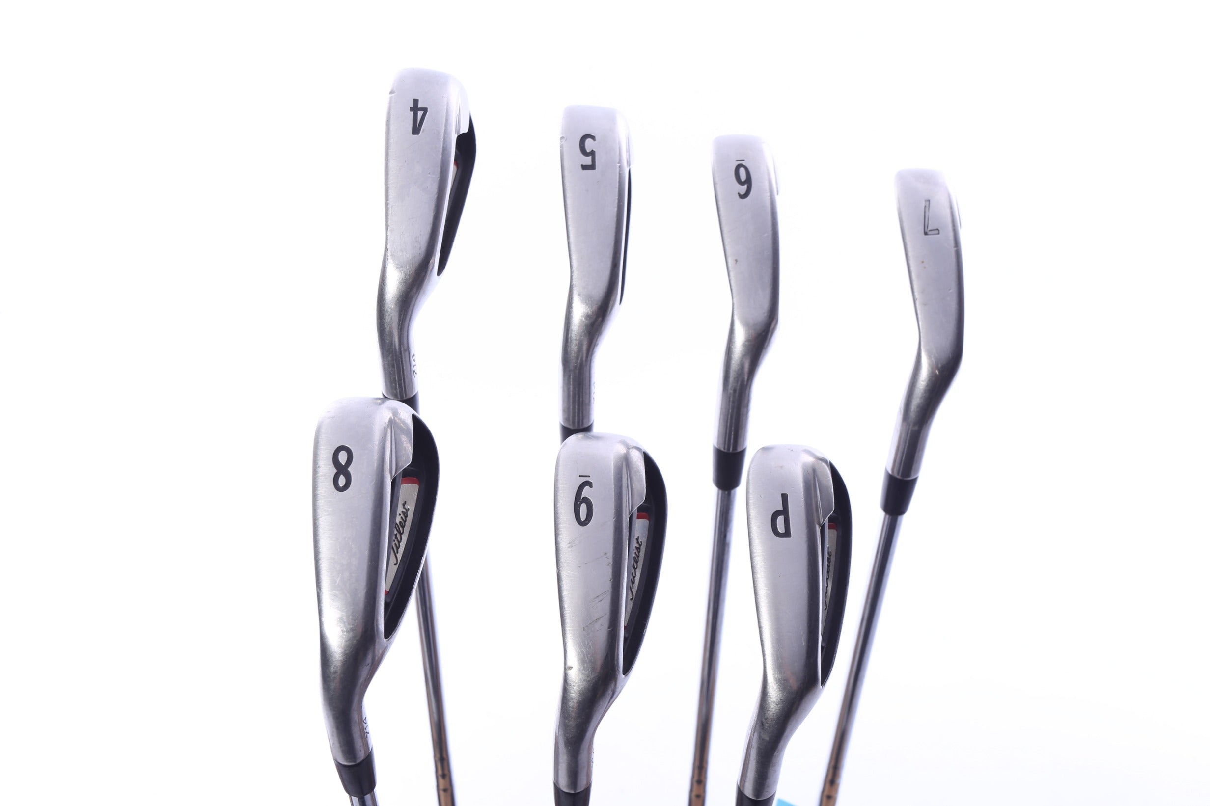 Used Titleist 714 AP1 Iron Set - Left-Handed - 4-PW - Stiff Flex