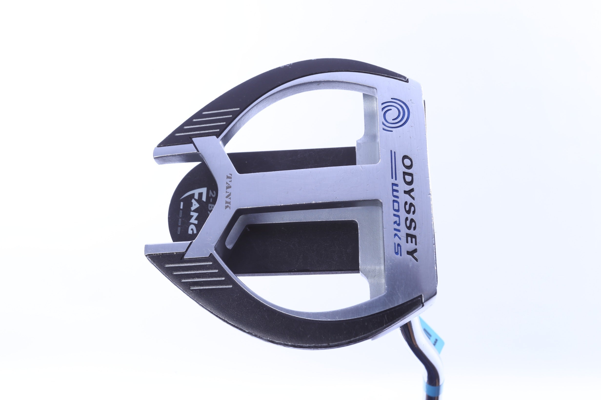 Used Odyssey Works 2-Ball Fang Versa Lined Tank SuperStroke Putter - Right-Handed - 32.5 in - Mallet-Next Round