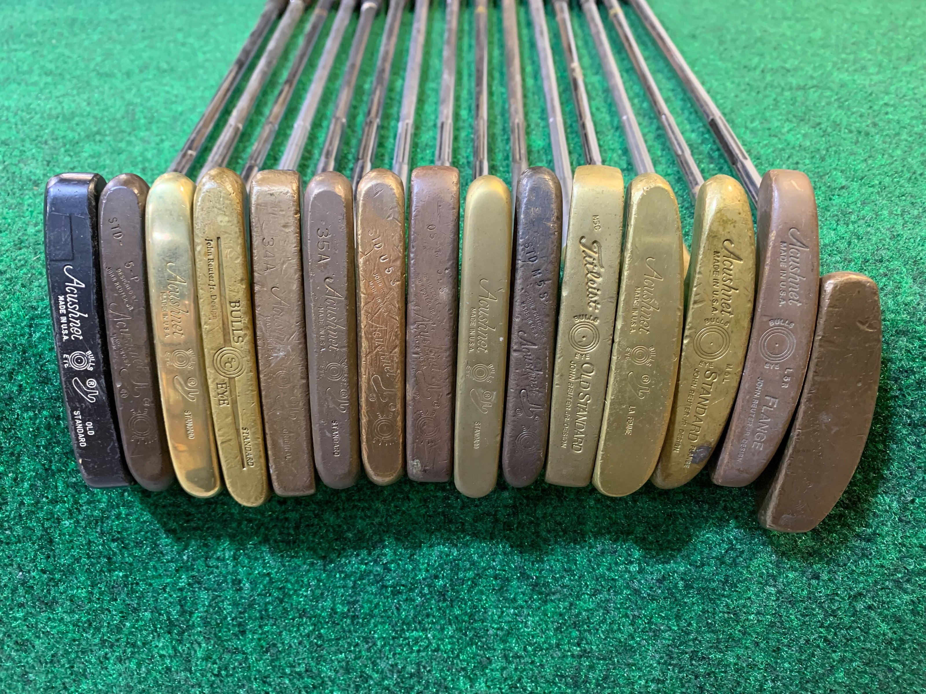 Wholesale Lot of 15 Golf Clubs - Titleist Bullseye Putters-Next Round