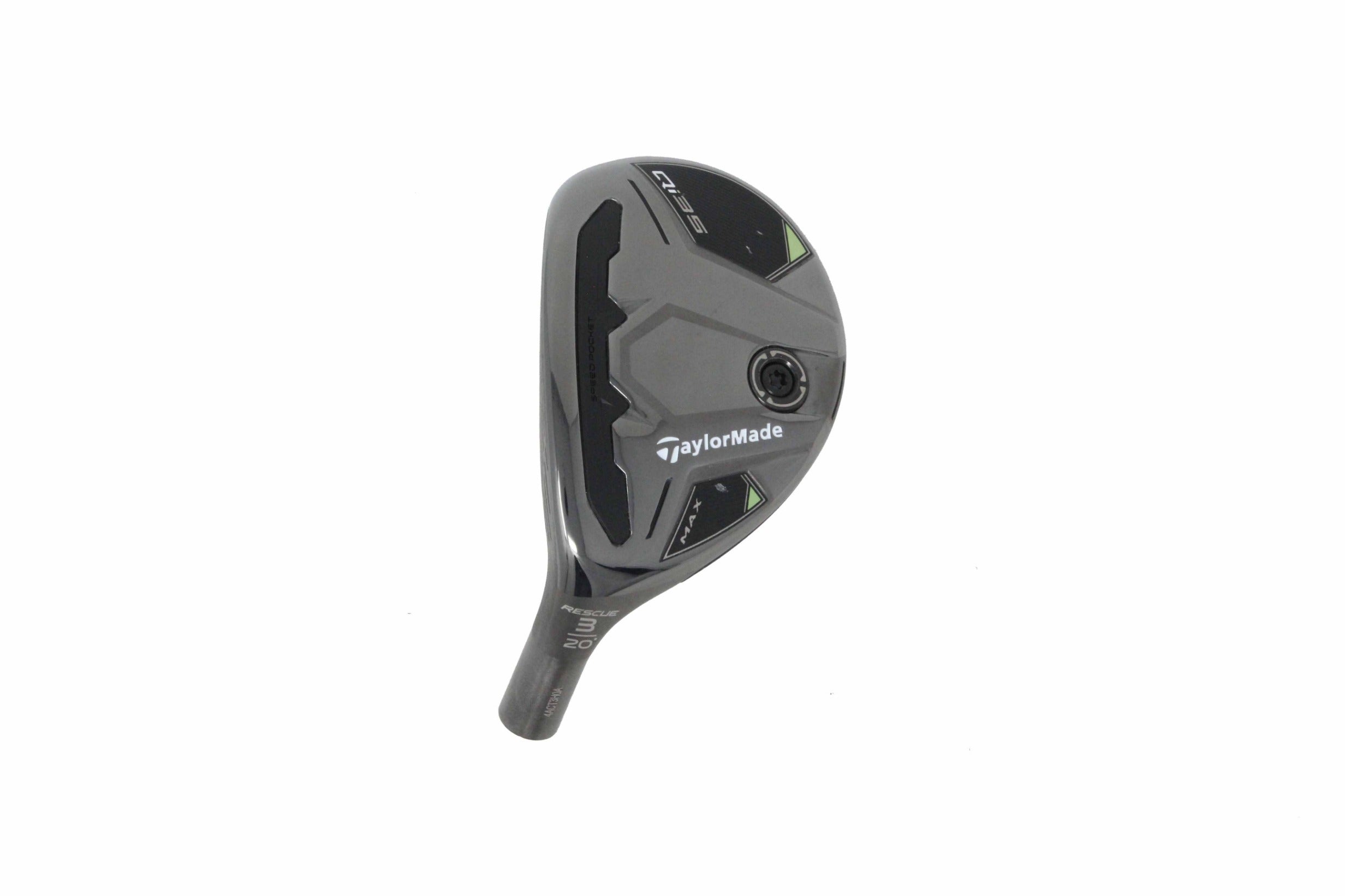 Used TaylorMade Qi35 MAX Rescue 3H - HEAD ONLY - Left-Handed - 20 Degrees
