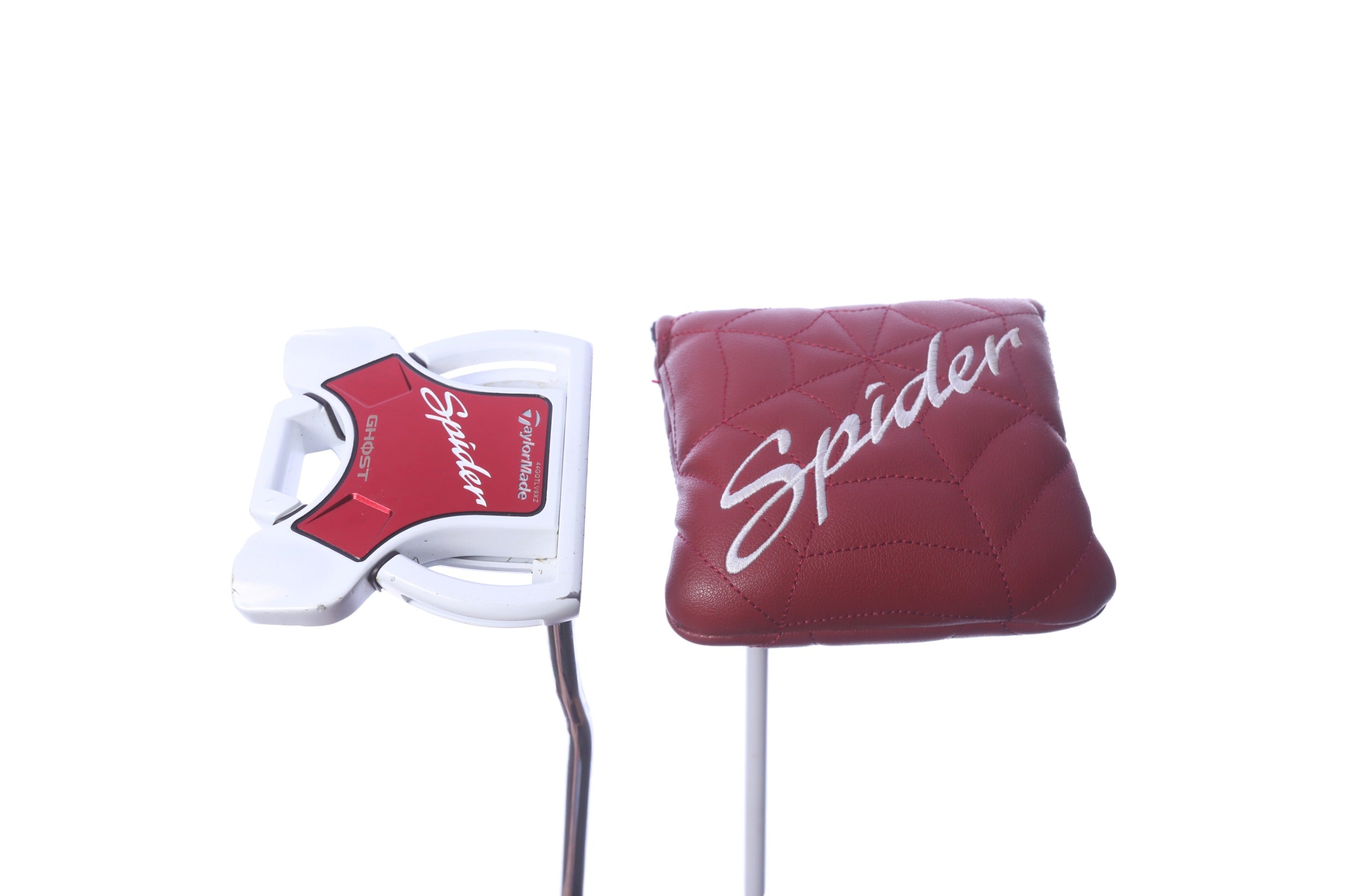 Used TaylorMade Spider Ghost White Double Bend Putter - Right-Handed - 35 in - Mallet