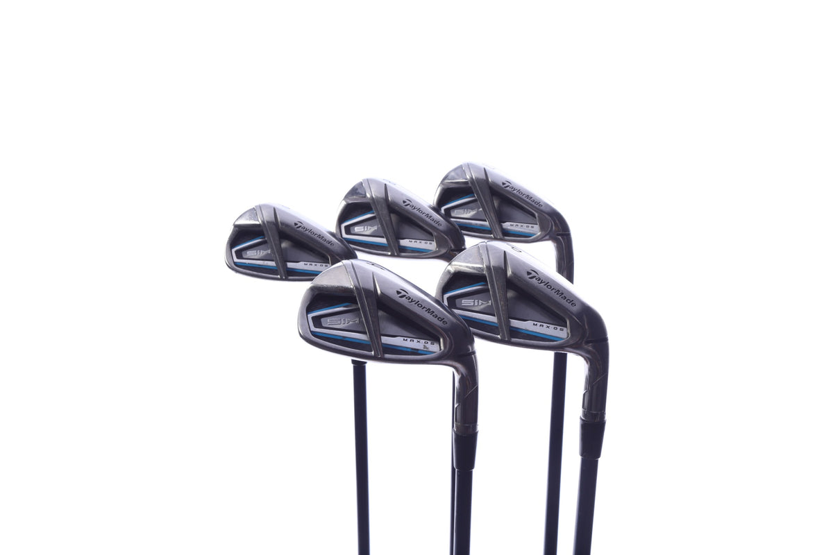 Used TaylorMade SIM MAX OS Iron Set - Right-Handed - 7-PW, AW - Ladies Flex-Next Round