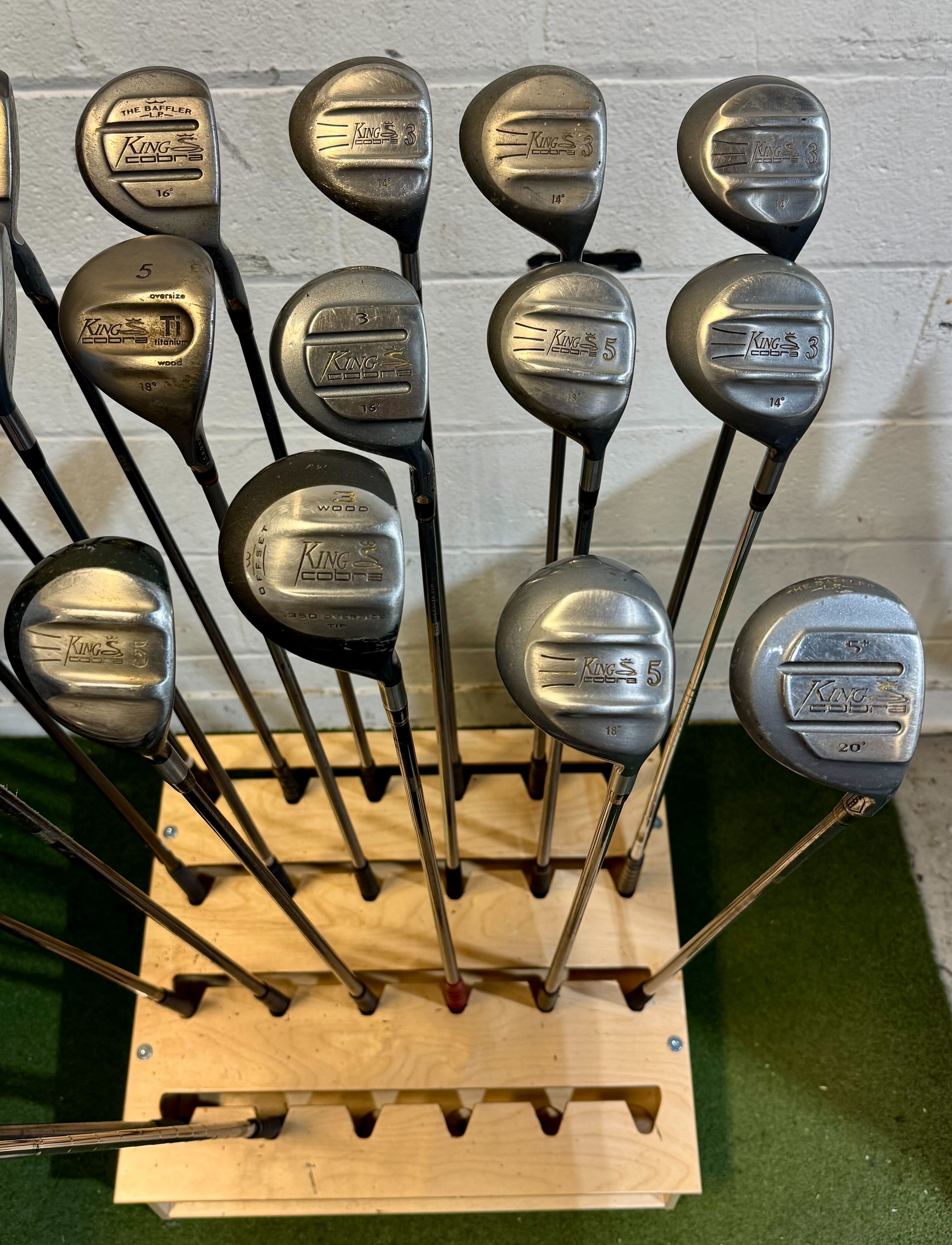Wholesale Lot of 20 Golf Clubs - Cobra Fairway Woods - Right-Handed - Men's Flex-Next Round