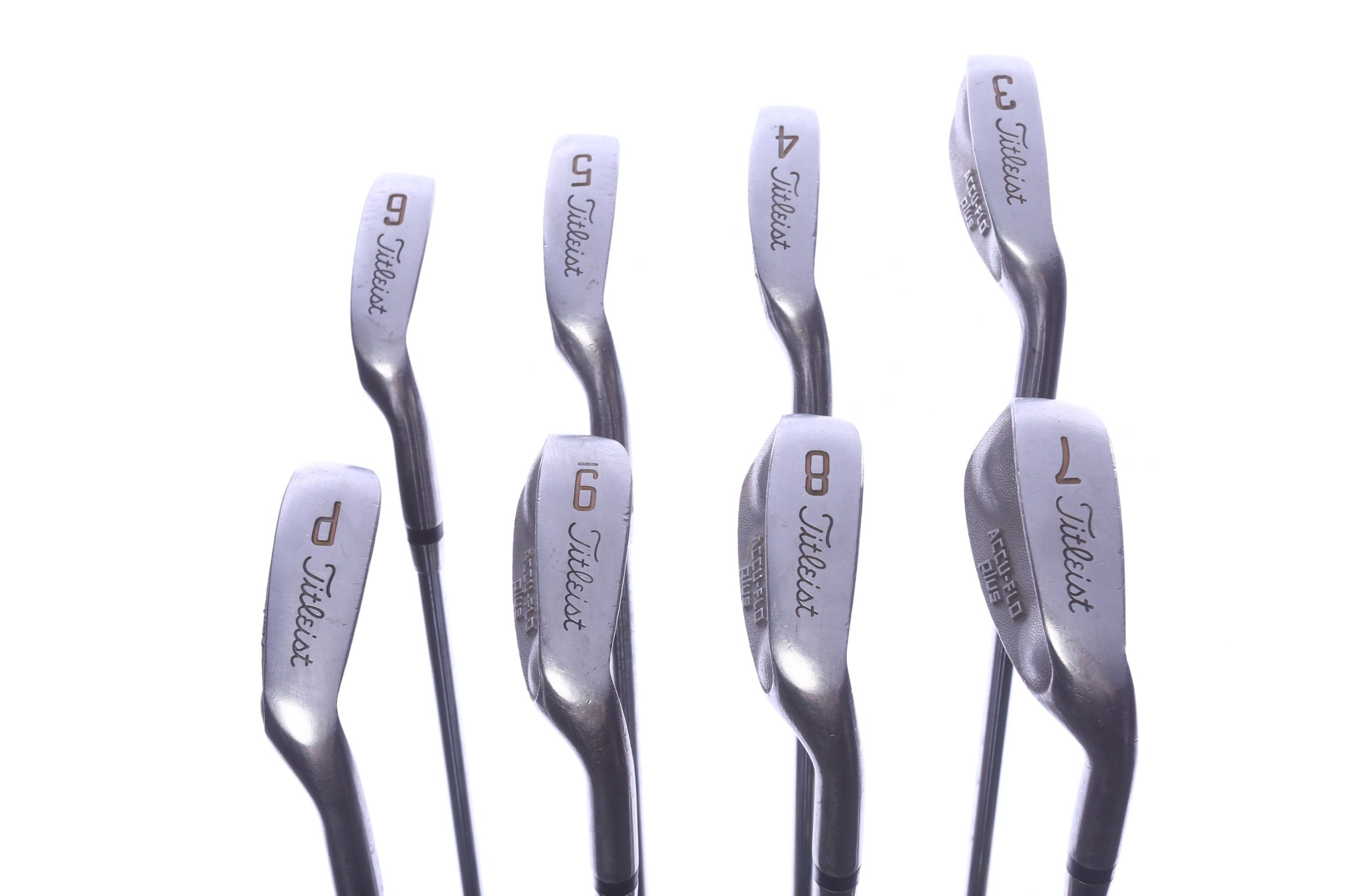 Used Titleist Accu-Flo Iron Set - Right-Handed - 3-PW - Regular Flex