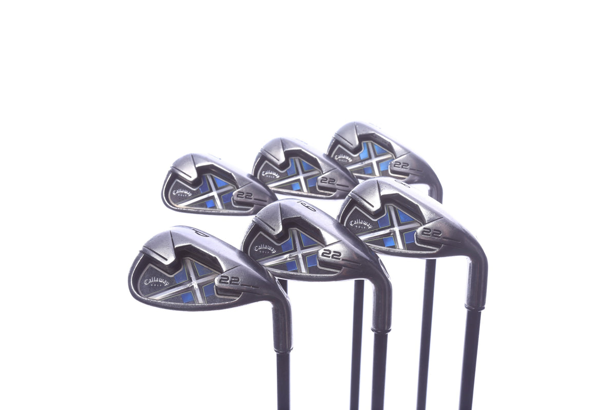 Used Callaway X-22 Iron Set - Right-Handed - 5-PW - Regular Flex