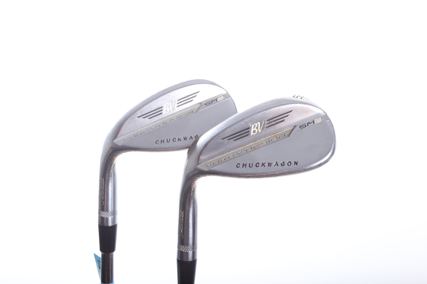 Used Titleist Vokey SM8 Tour Chrome Wedge Set - Left-Handed - 54*, 58* - Wedge Flex-Next Round