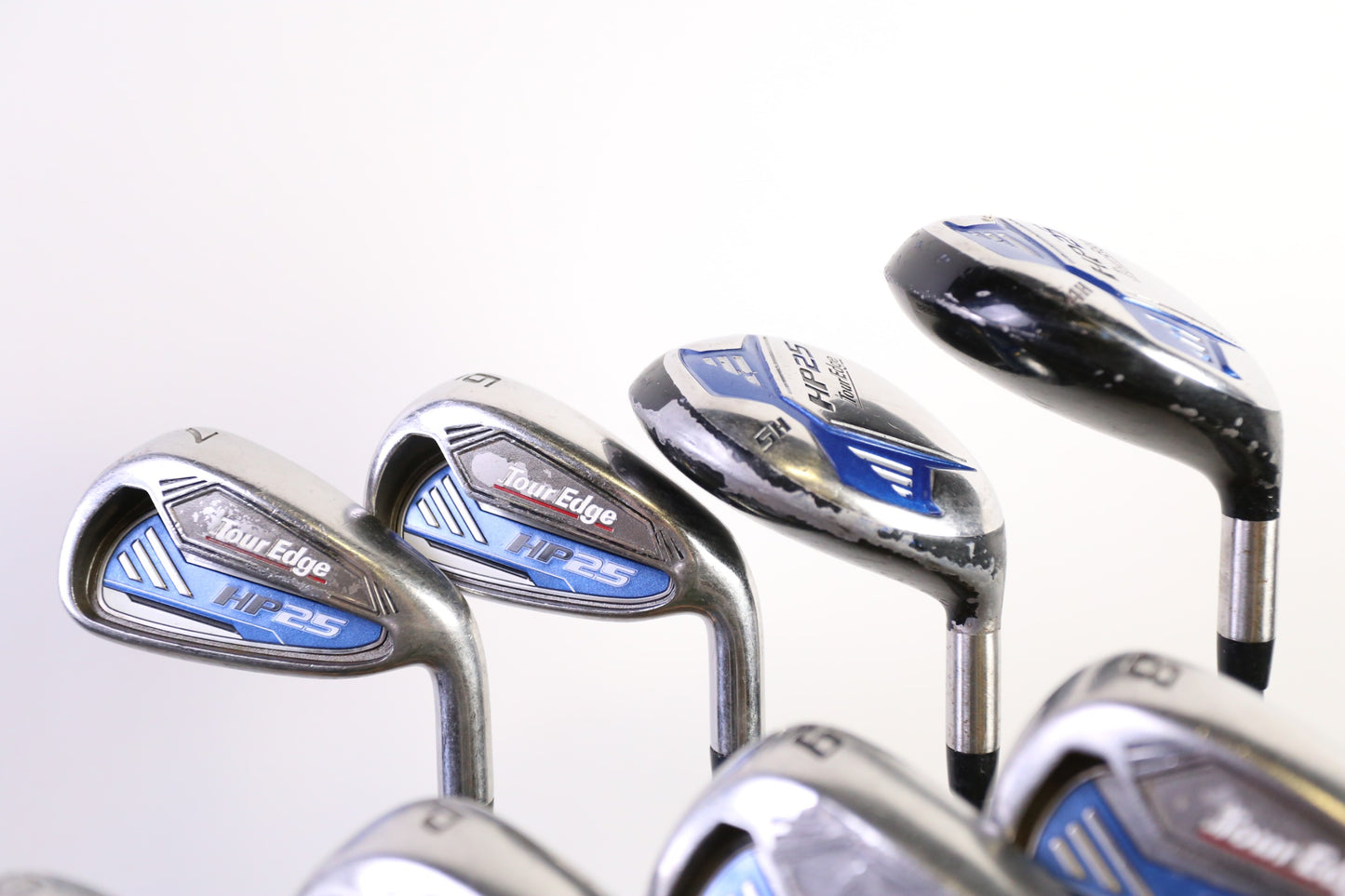 Used Tour Edge HP 25 Iron Set - Right-Handed - 4-5, 6-PW, SW - Uniflex Flex-Next Round