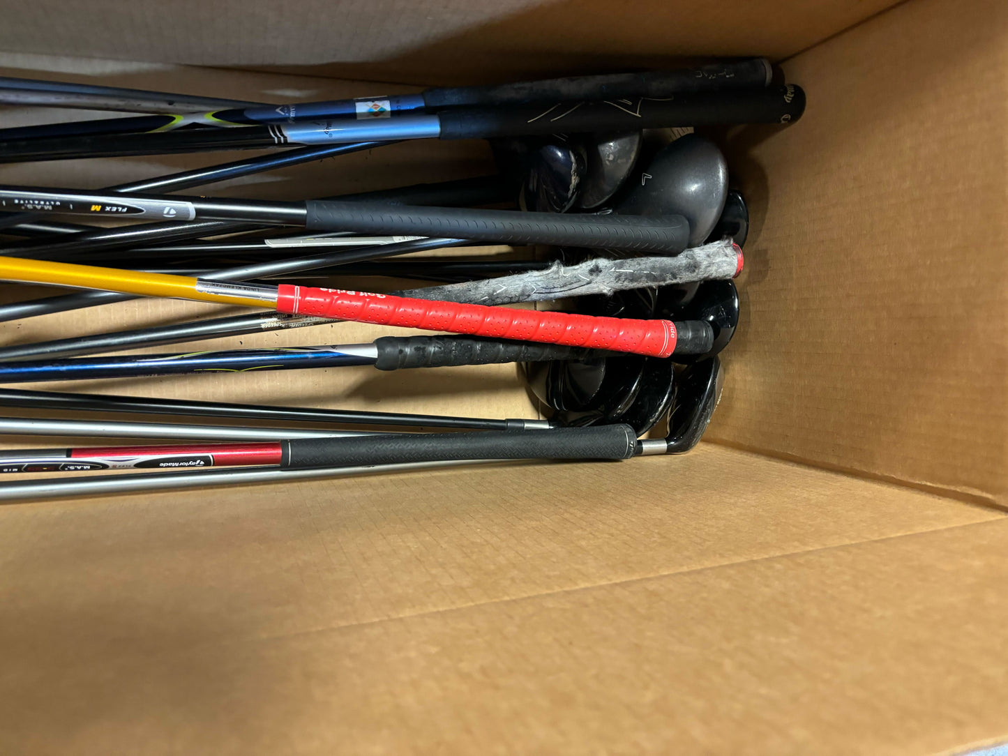 Wholesale Lot of 20 Callaway, TaylorMade r5, r580, X Fairway Woods-Next Round