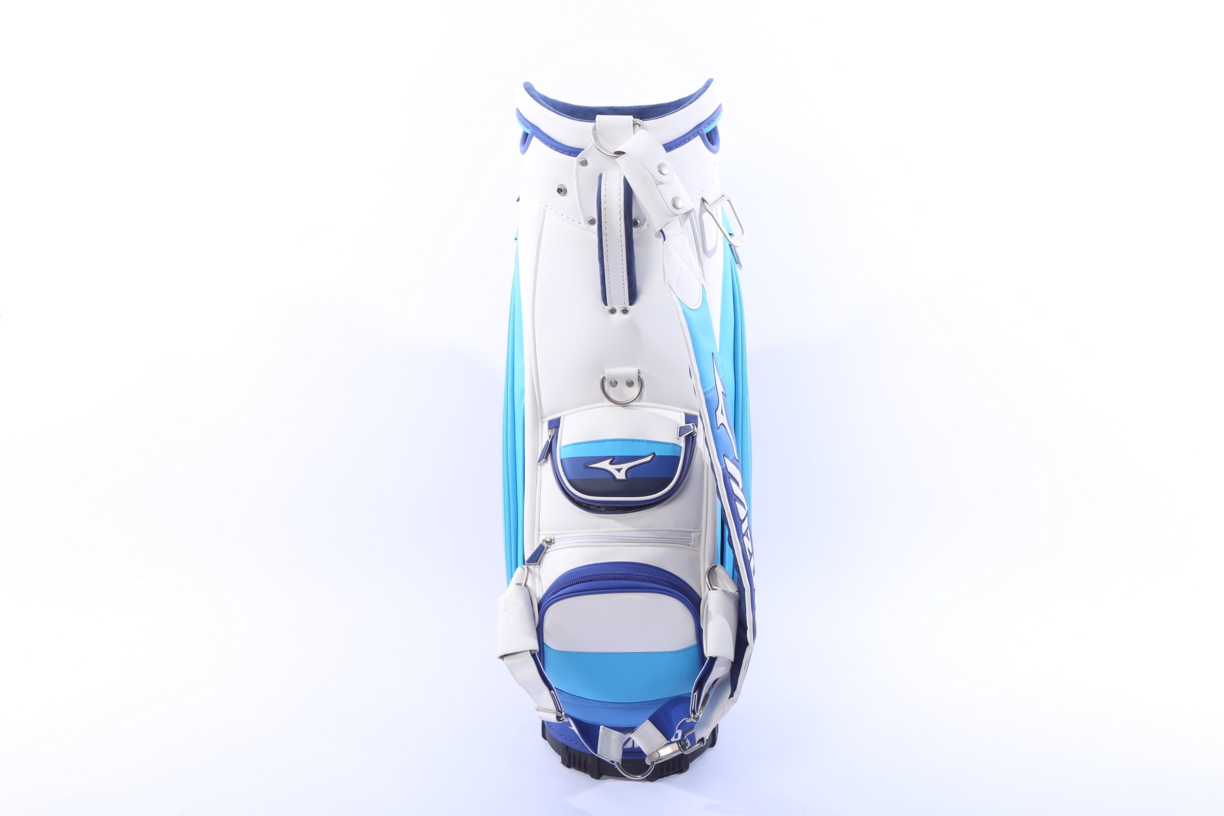 Used Mizuno Pro Multicolor Staff Bag - 6-Way - 9 Pockets - Rain Cover Included-Next Round