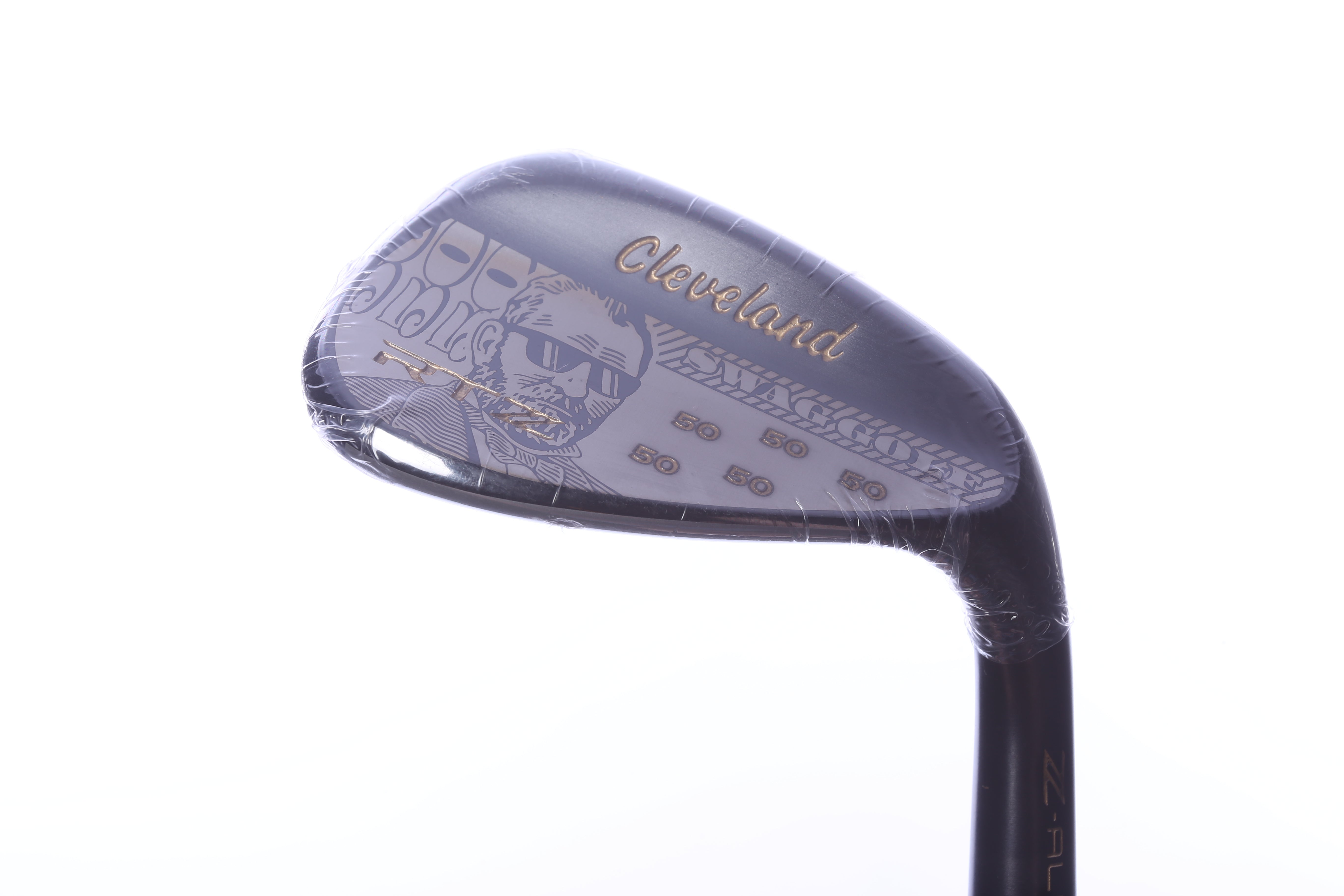 Used Cleveland x Swag RTZ Black Satin Dollar Bill Gap Wedge - Right-Handed - 50 Degrees - Wedge Flex