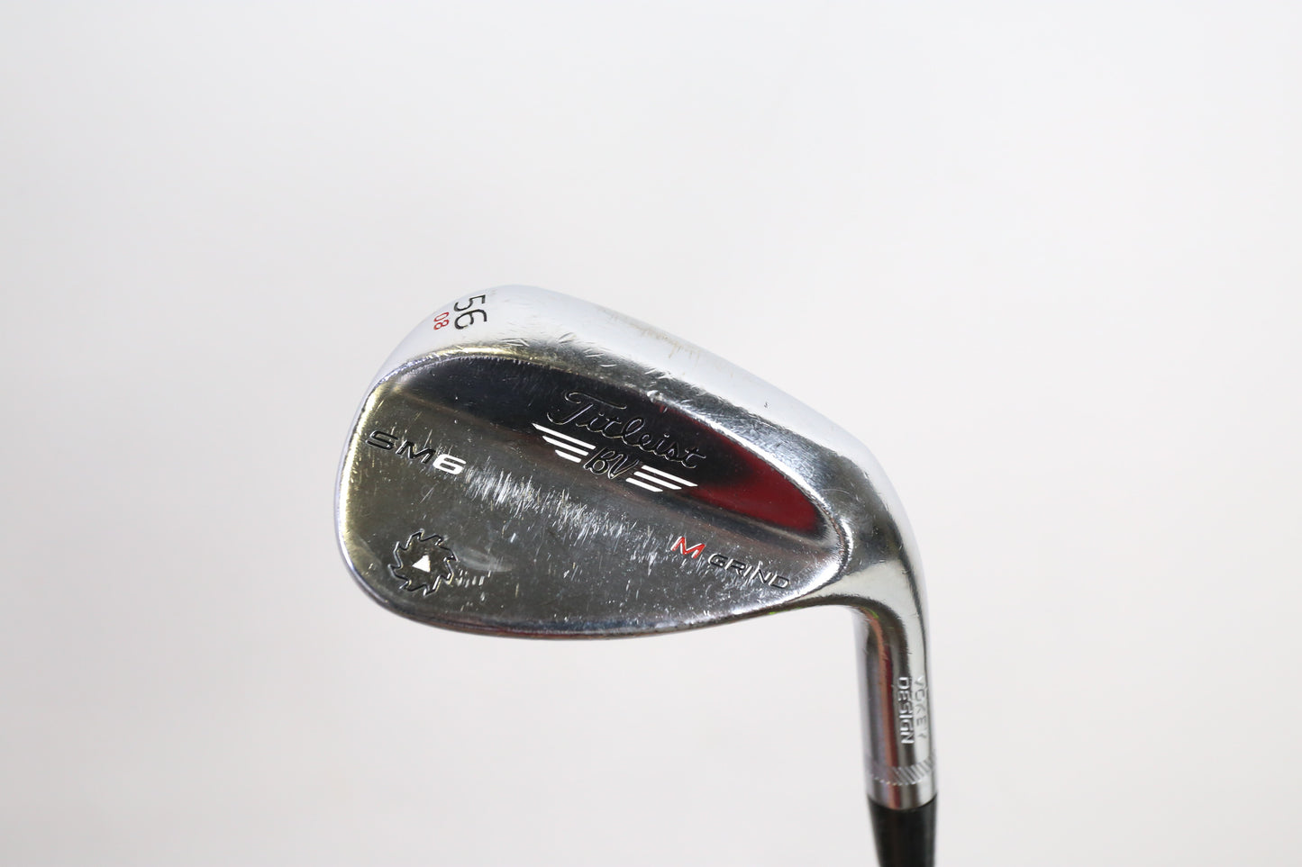 Used Titleist Vokey SM6 Jet Black M Grind Sand Wedge - Right-Handed - 56 Degrees - Stiff Flex