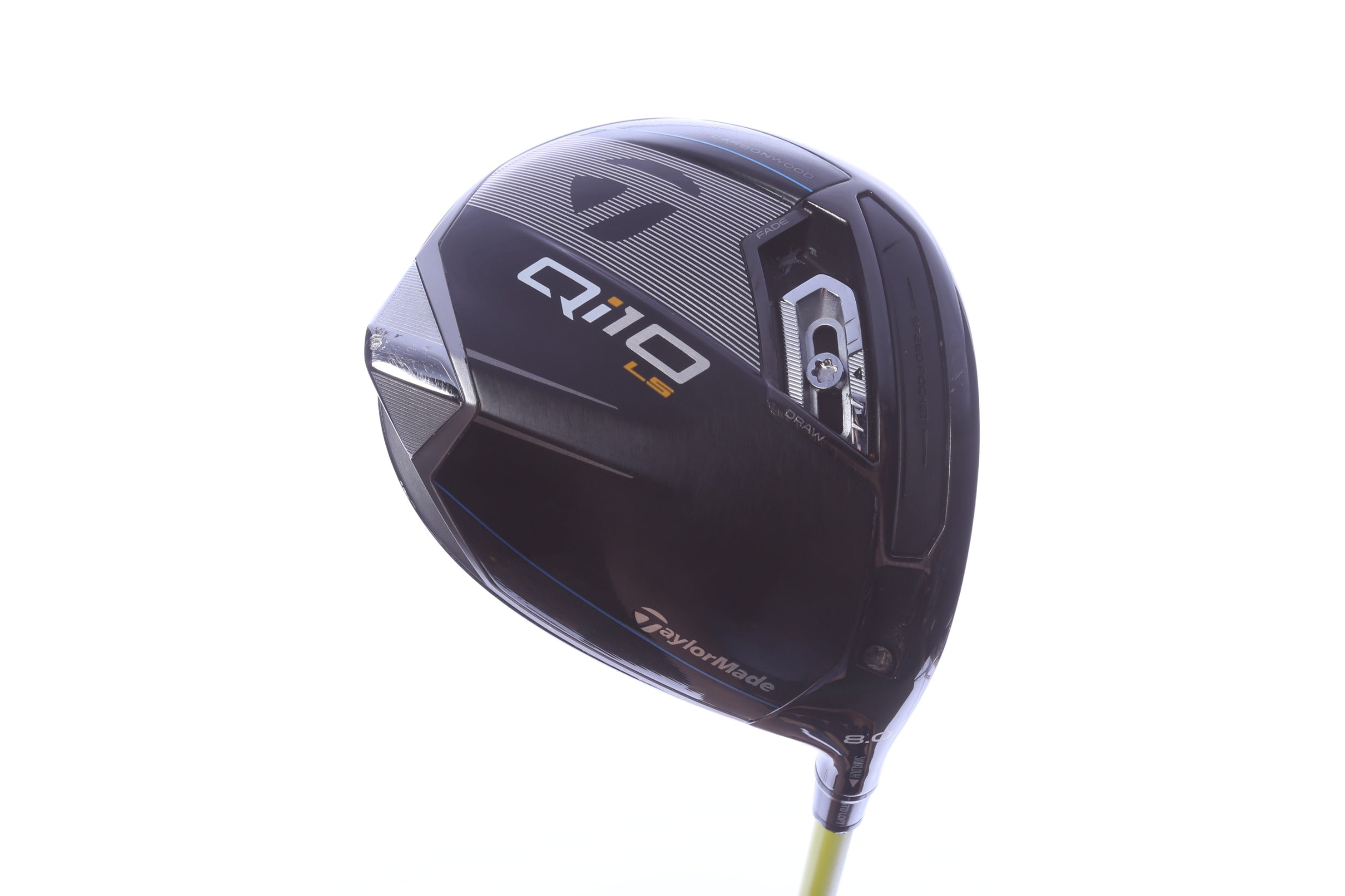 Used TaylorMade Qi10 LS Driver - 8 Degrees - Stiff Flex UST Mamiya Proforce V2 - Right-Handed-Next Round