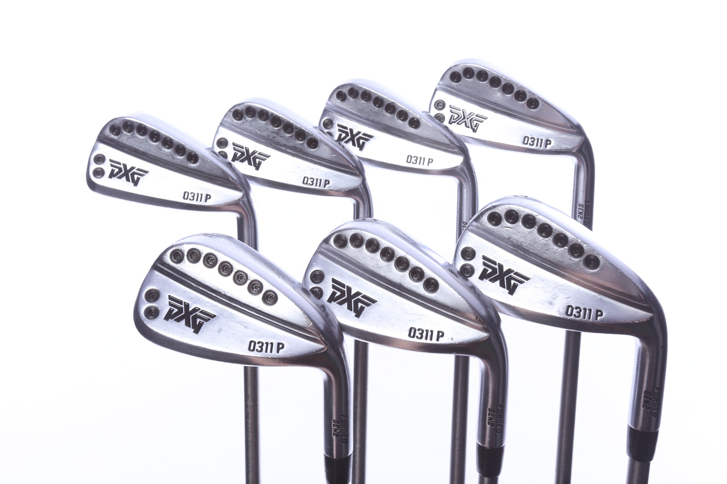 Used PXG 0311 P GEN2 Chrome Iron Set - Right-Handed - 4-PW - Stiff Flex-Next Round
