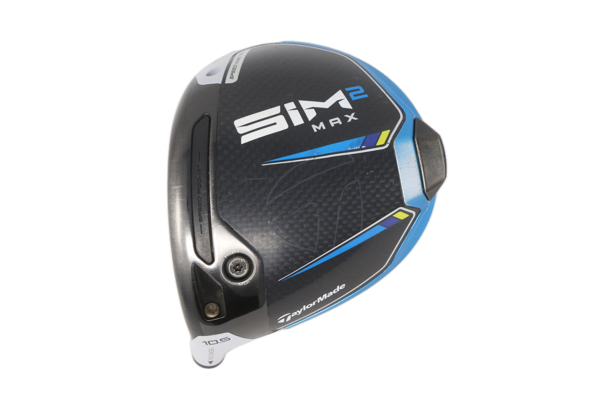 Used TaylorMade SIM2 MAX Driver - HEAD ONLY - Left-Handed - 10.5 Degrees