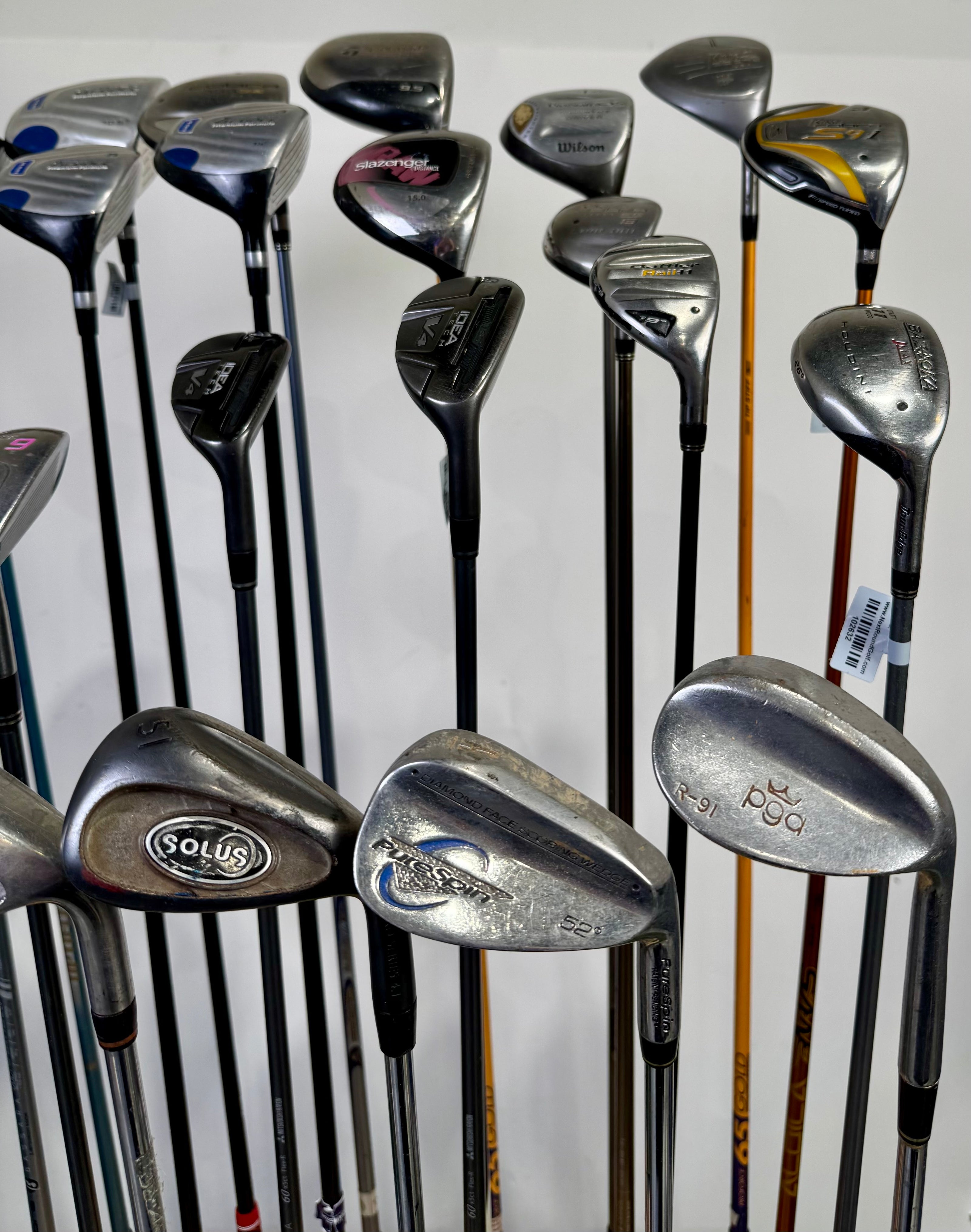 Wholesale Lot of 24 Golf Clubs - Drivers, Woods, Hybrids and Single Irons-Next Round