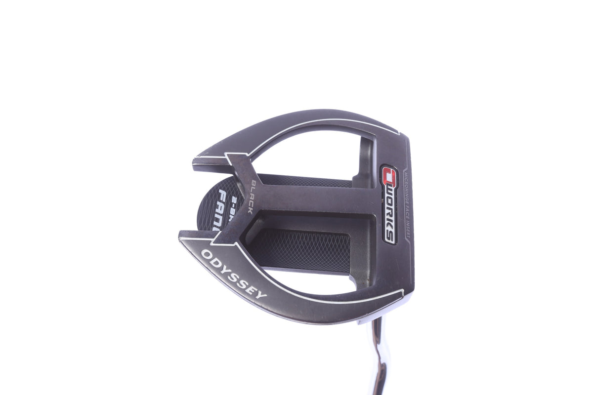 Used Odyssey O-Works Black 2-Ball Fang Putter - Right-Handed - 33 in - Mallet