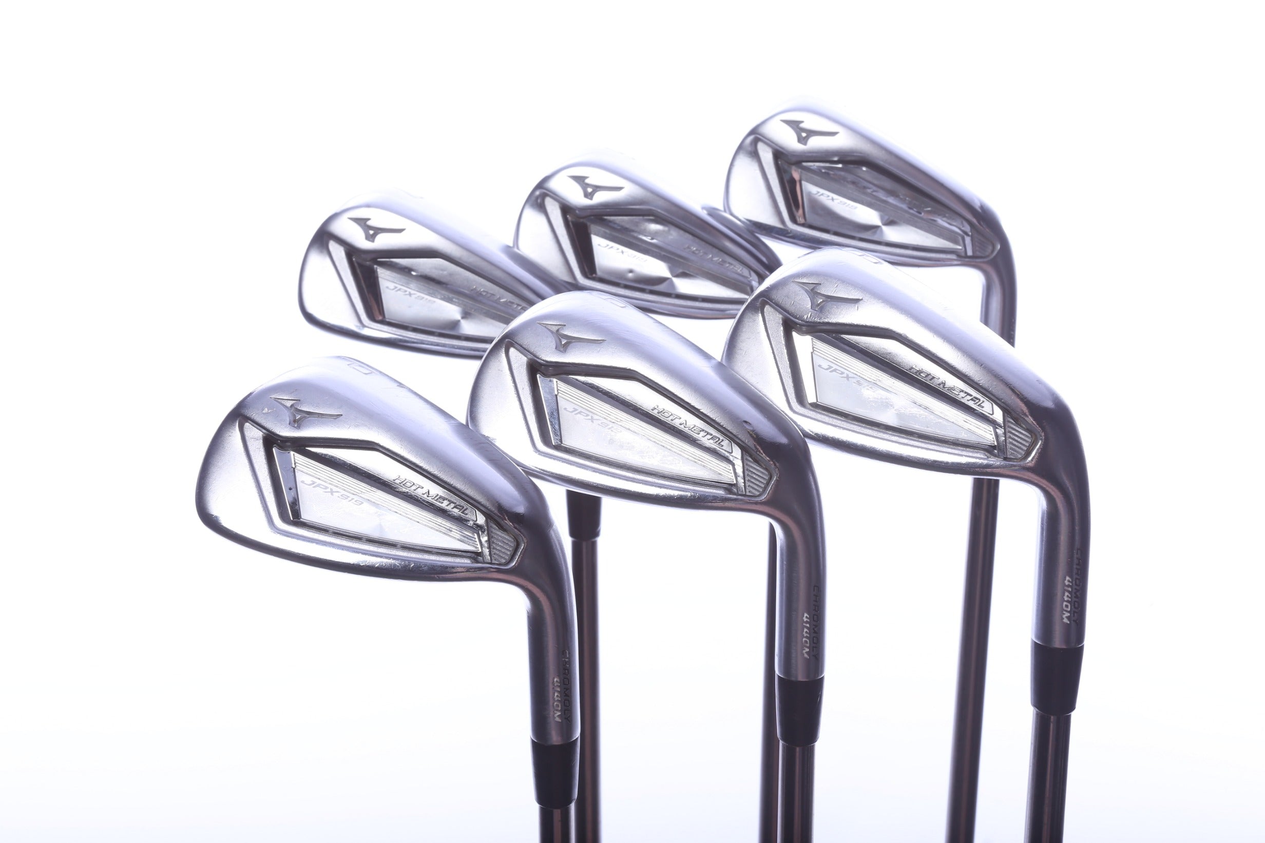 Used Mizuno JPX 919 Hot Metal Iron Set - Right-Handed - 5-PW - Stiff Flex