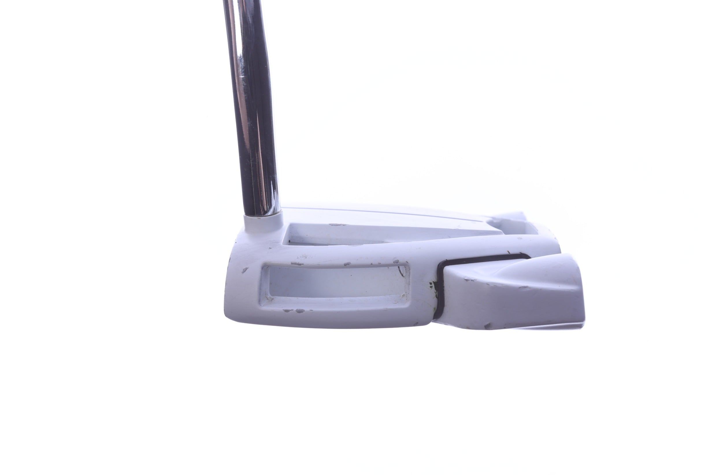 Used TaylorMade Spider Ghost White Double Bend Putter - Right-Handed - 35 in - Mallet