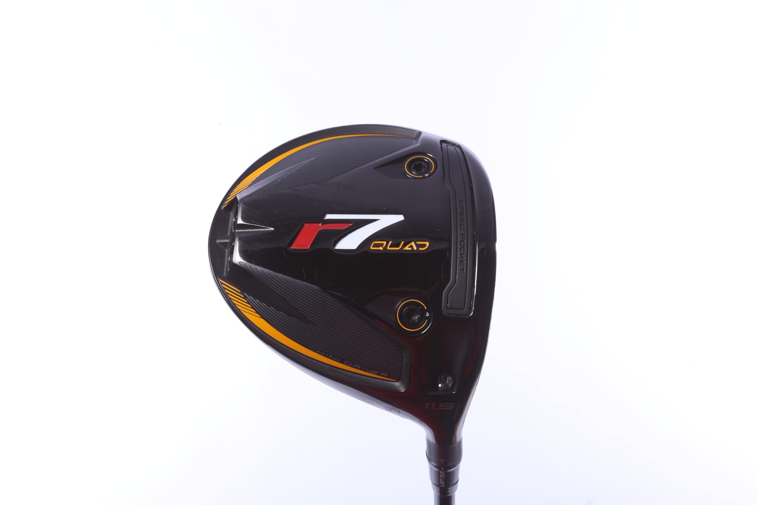Used TaylorMade r7 Quad Mini Driver - 11.5 Degrees - Regular Flex Fujikura Ventus Blue - Right-Handed-Next Round