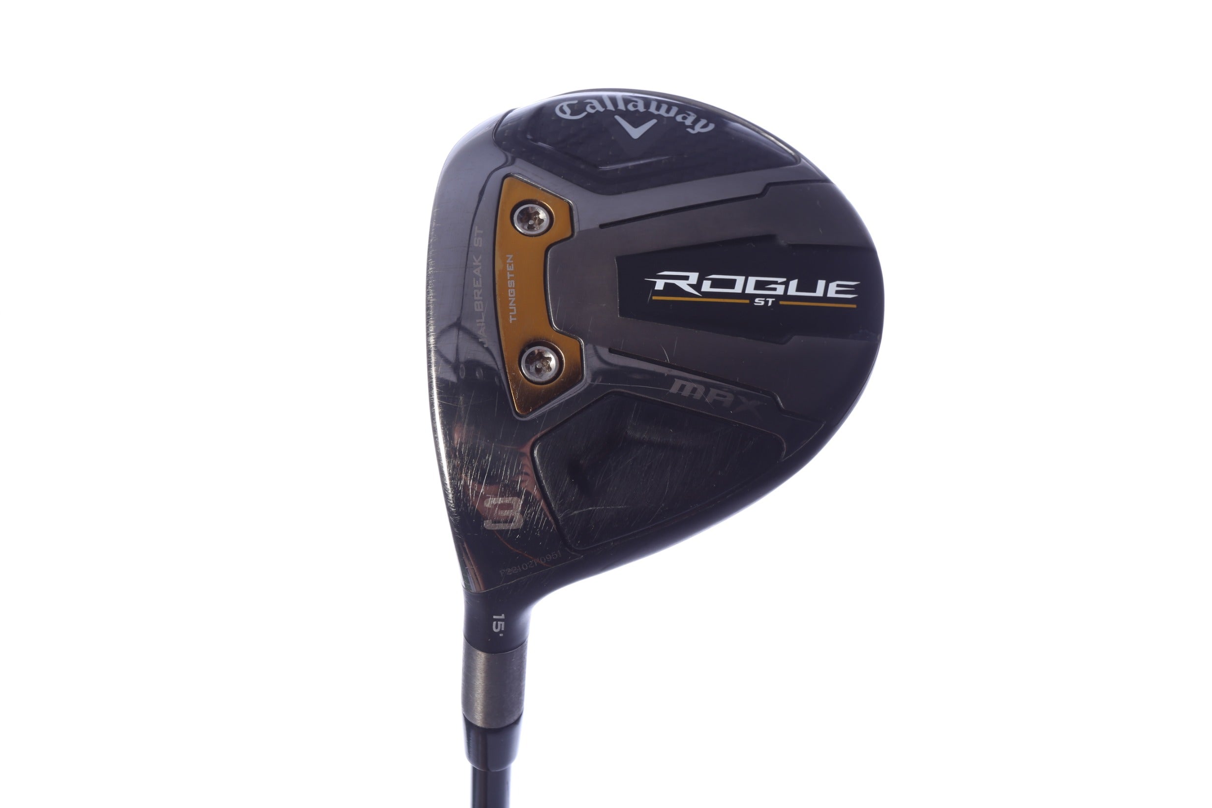 Used Callaway Rogue ST MAX 3-Wood - Left-Handed - 15 Degrees - Stiff Flex