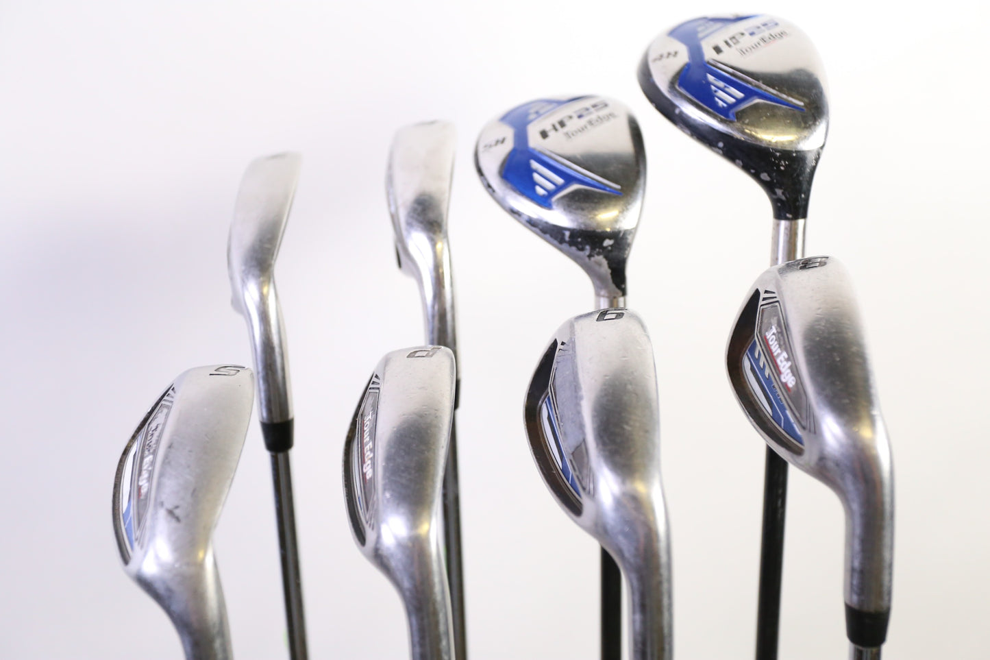 Used Tour Edge HP 25 Iron Set - Right-Handed - 4-5, 6-PW, SW - Uniflex Flex-Next Round