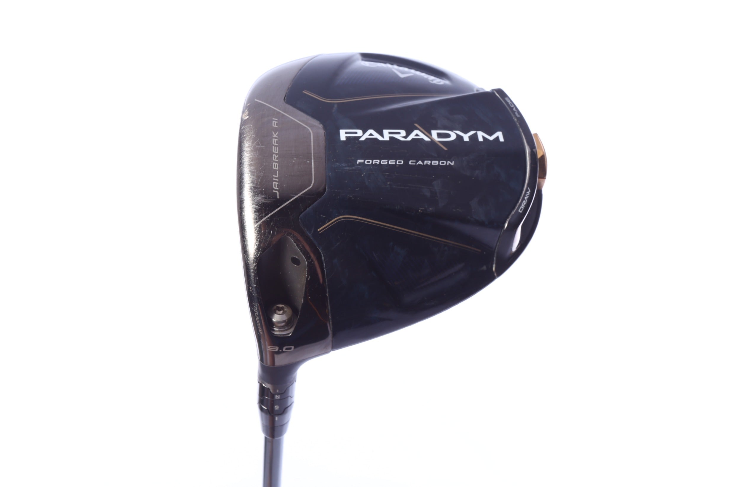 Used Callaway Paradym Driver - 9 Degrees - Stiff Flex Project X HZRDUS - Left-Handed