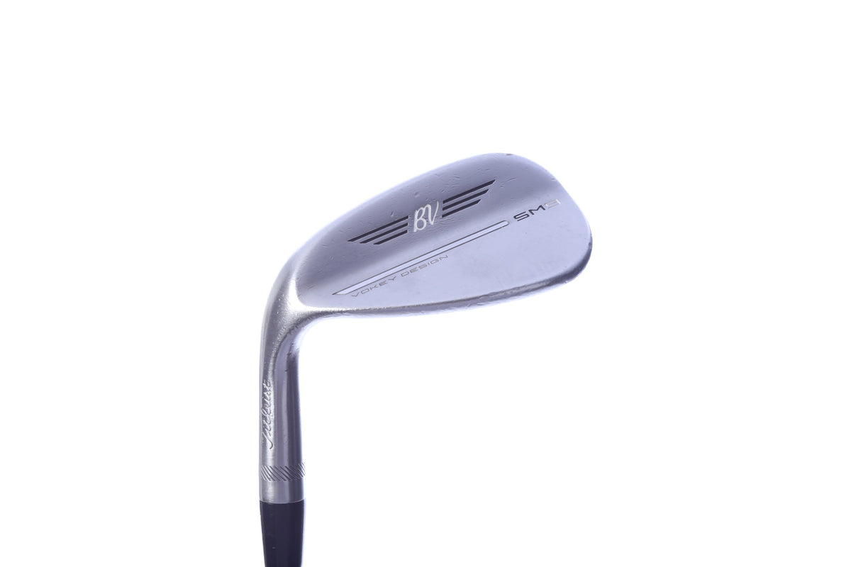 Used Titleist Vokey SM9 Tour Chrome Approach Wedge - Left-Handed - 52 Degrees - Wedge Flex