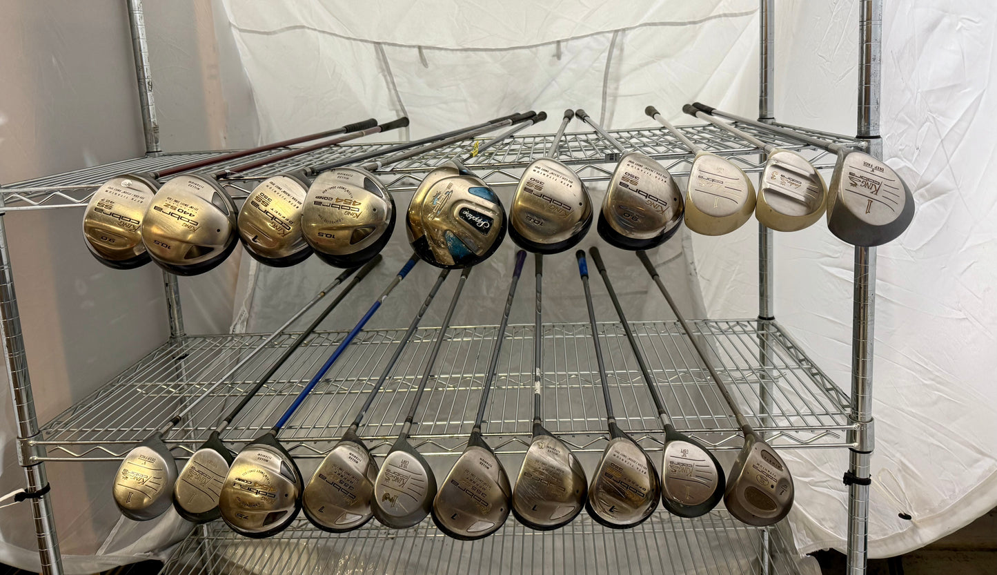 Wholesale Lot of 20 Golf Clubs - Cobra Drivers-Next Round