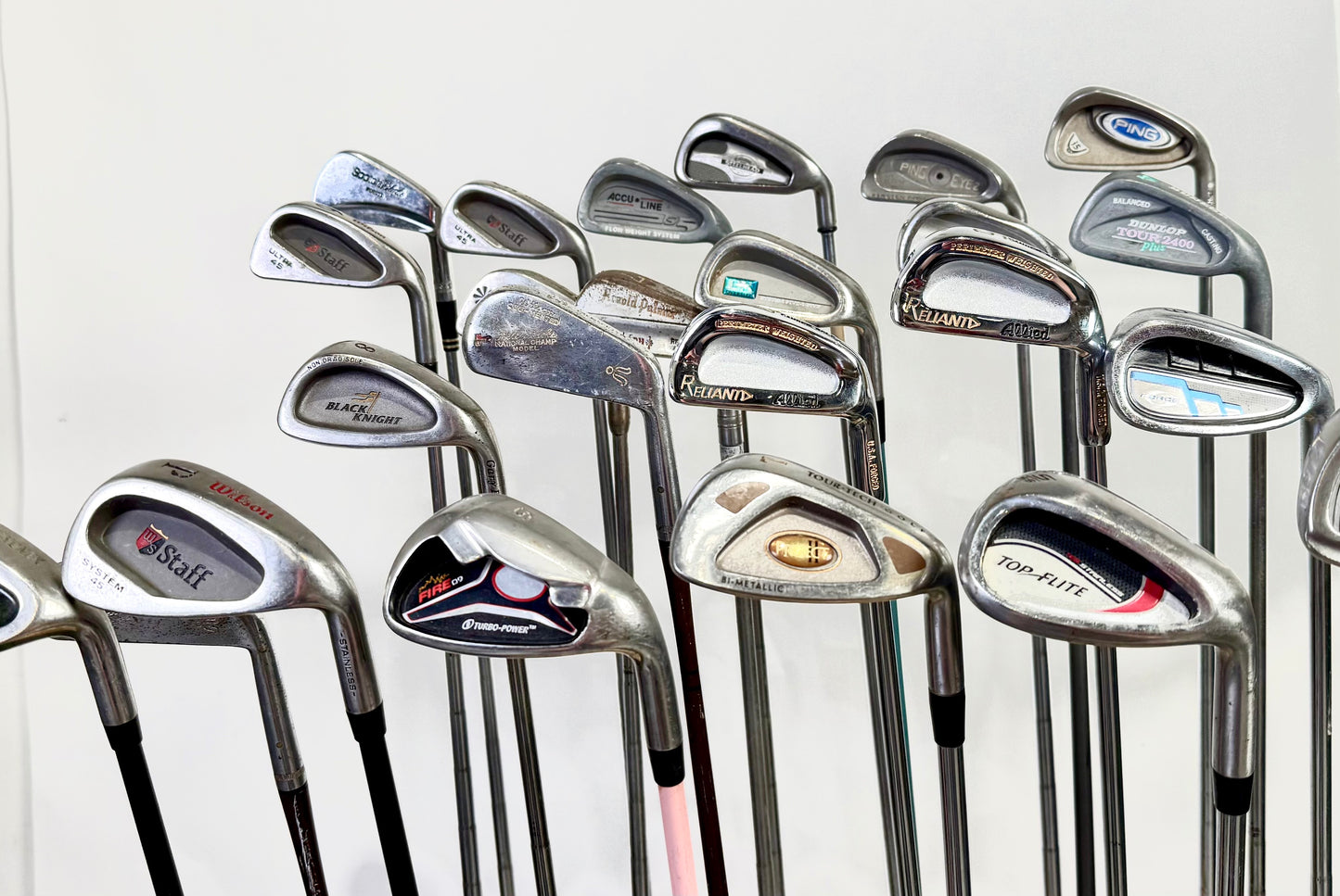Wholesale Lot of 24 Golf Clubs - Right Handed - Assorted Irons and Wedges-Next Round