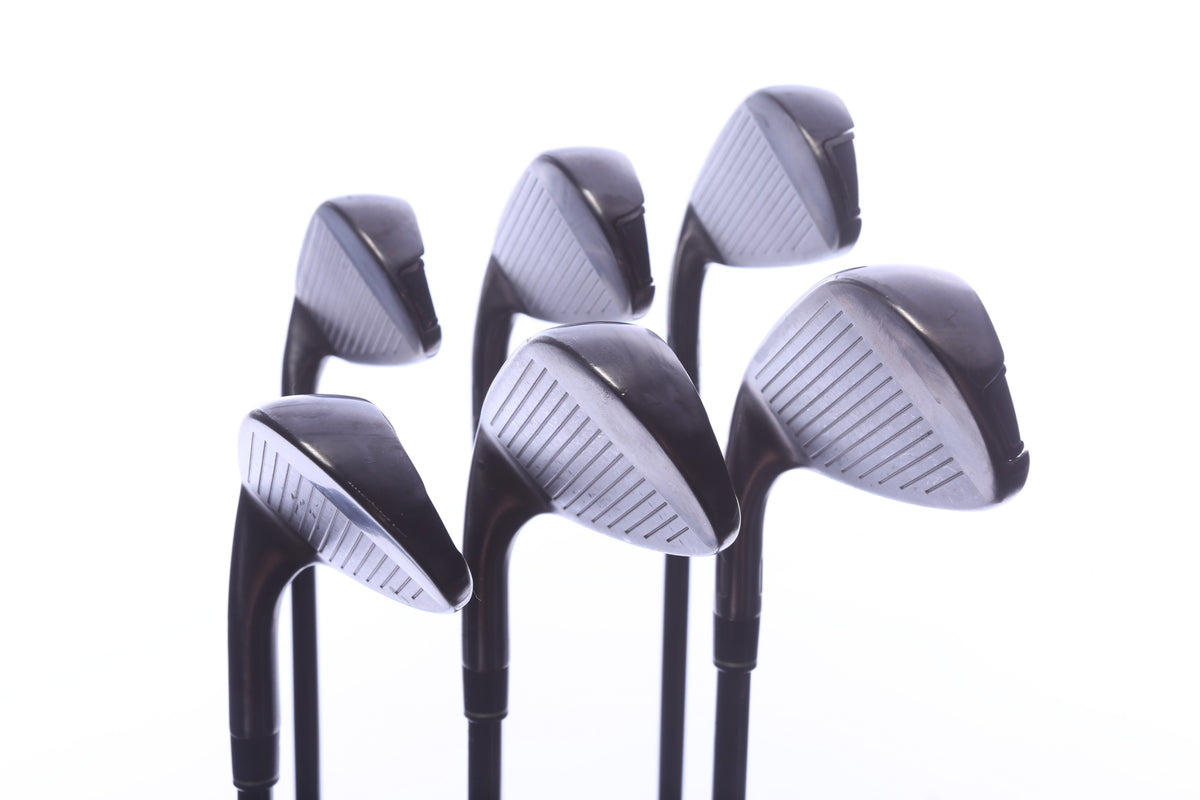Used TaylorMade Qi Gunmetal Iron Set - Right-Handed - 5-PW - Extra Stiff Flex