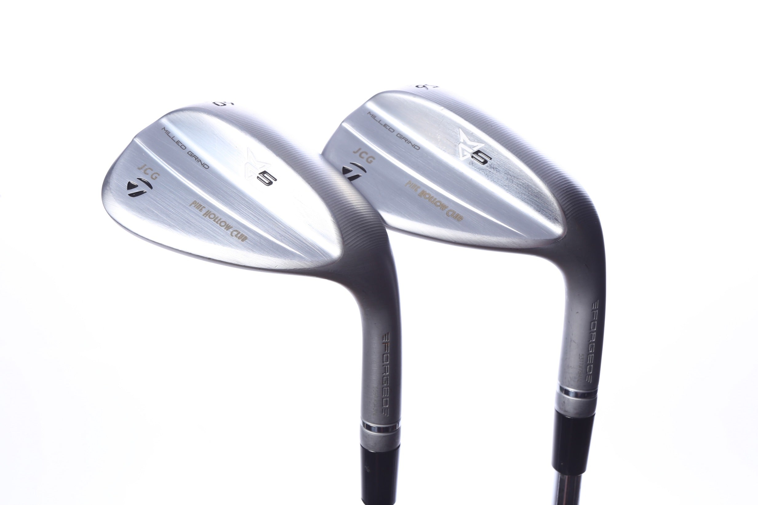 Used TaylorMade Milled Grind 5 Satin Chrome Wedge Set - Right-Handed - 56*, 60* - Wedge Flex-Next Round