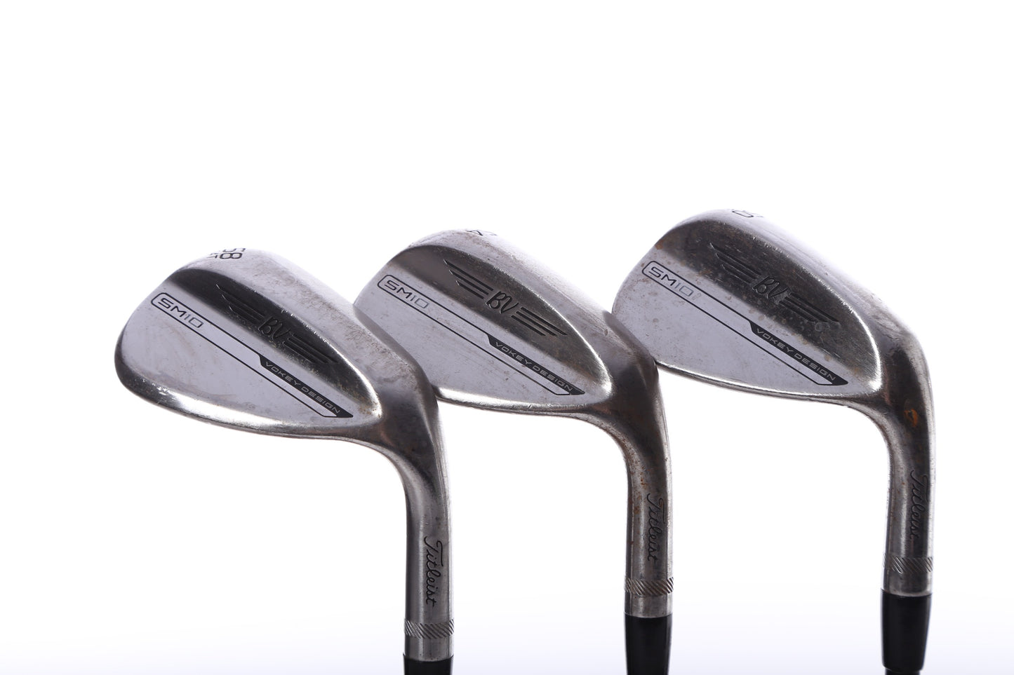 Used Titleist Vokey SM10 Raw Wedge Set - Right-Handed - 50*, 54*, 58* - Extra Stiff Flex-Next Round