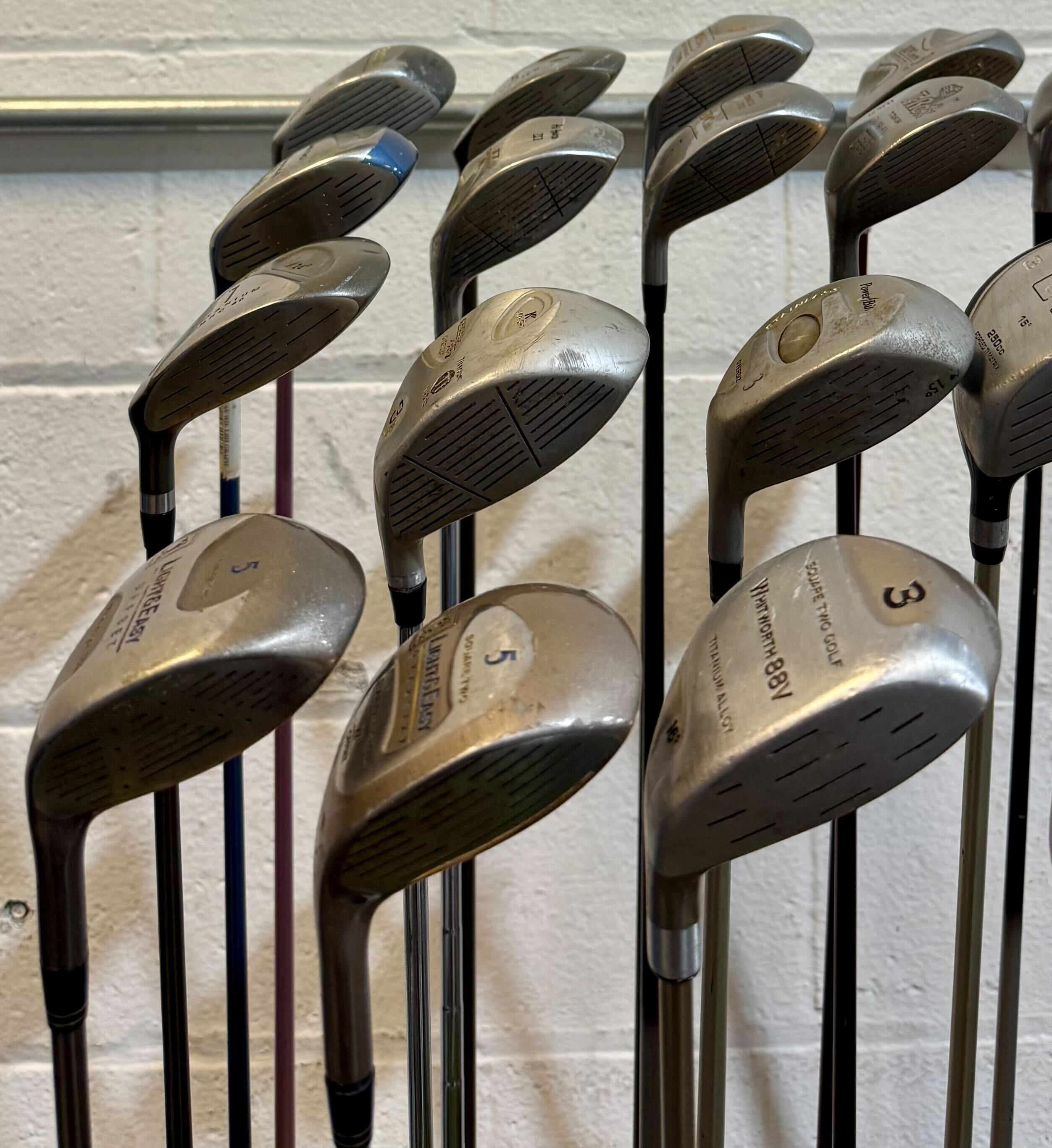 Wholesale Lot of 40 Golf Clubs - Assorted Fairway Woods - RH/LH - Mixed Flexes-Next Round