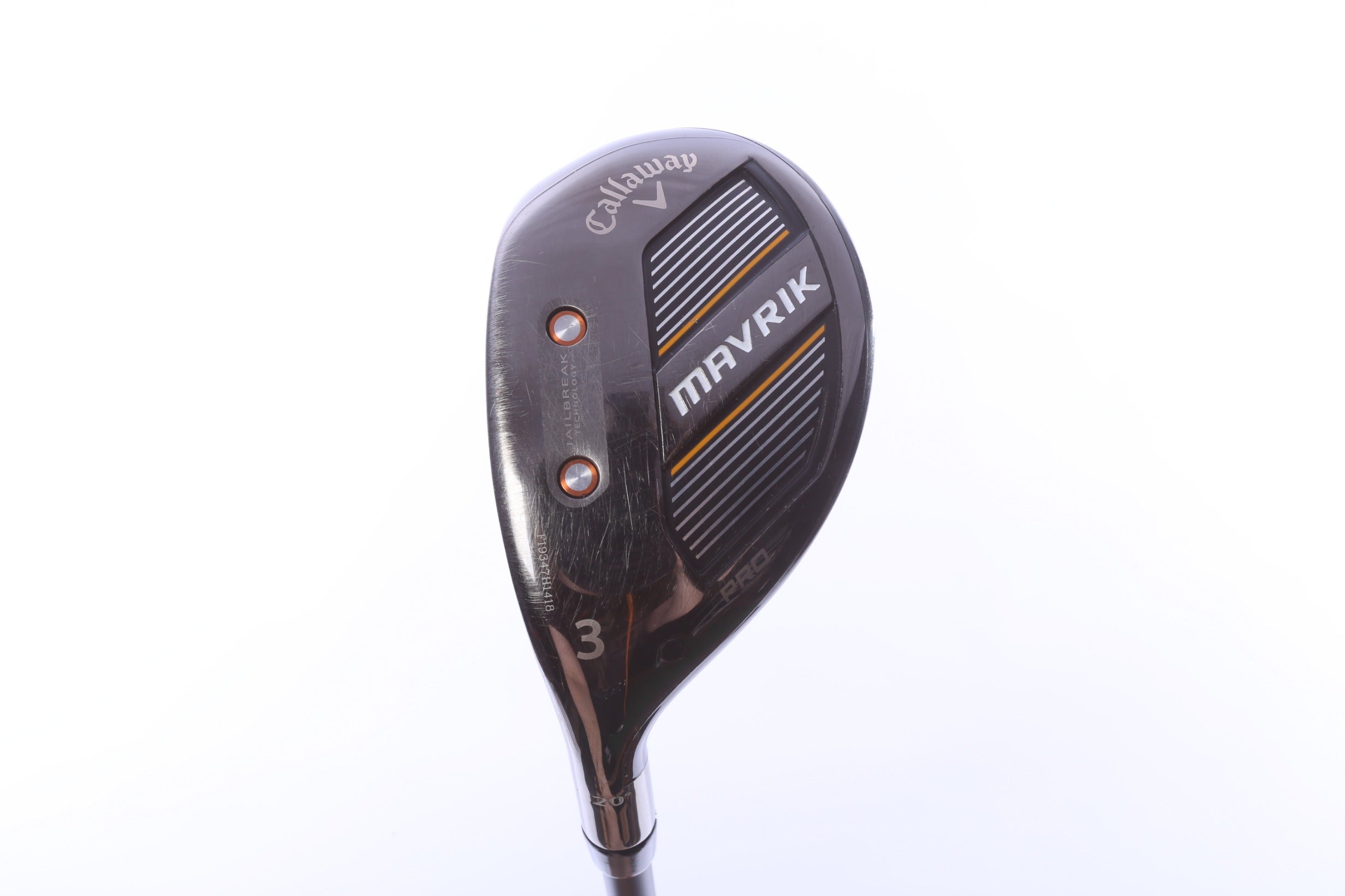 Used Callaway Mavrik Pro 3H Hybrid - Left-Handed - 20 Degrees - Stiff Flex-Next Round
