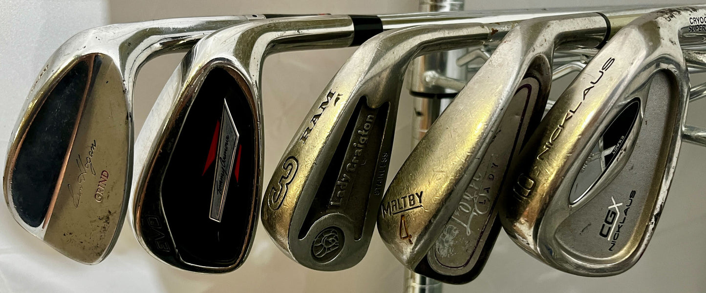 Wholesale Lot of 50 Golf Clubs - Assorted Irons and wedges-Next Round
