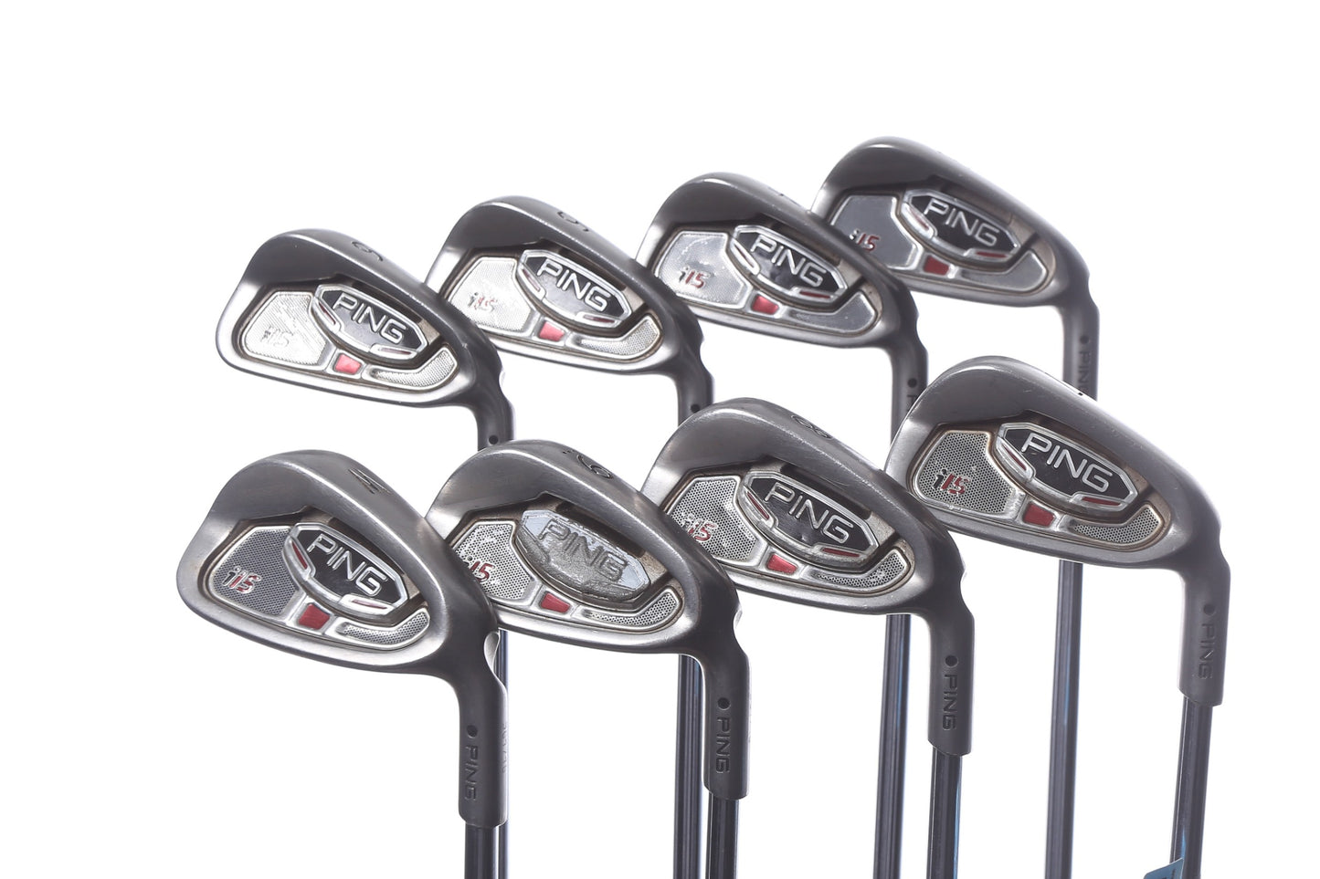 Used Ping i15 Iron Set - Right-Handed - 3-PW - Stiff Flex- Black Dot-Next Round