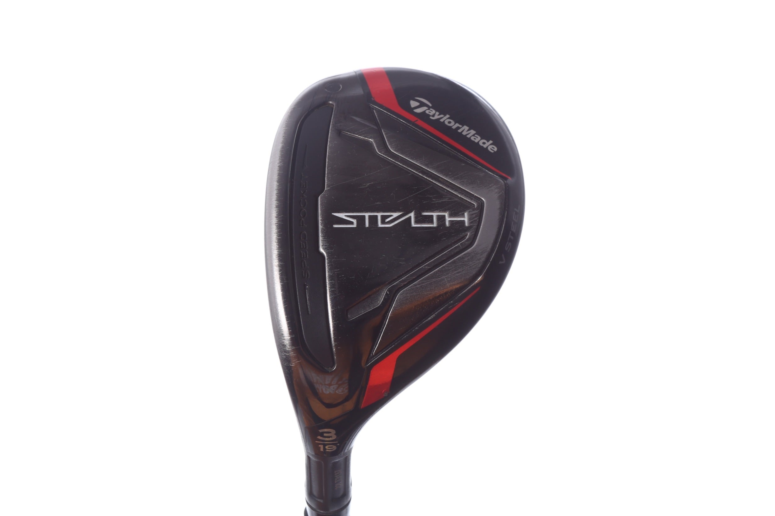 Used TaylorMade STEALTH Rescue 3H Hybrid - Left-Handed - 19 Degrees - Extra Stiff Flex-Next Round