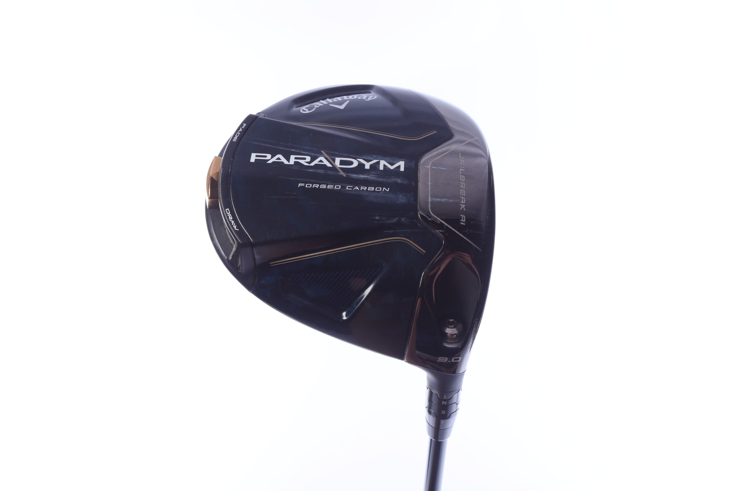 Used Callaway Paradym Driver - 9 Degrees - Stiff Flex Project X HZRDUS Black GEN 4 - Right-Handed
