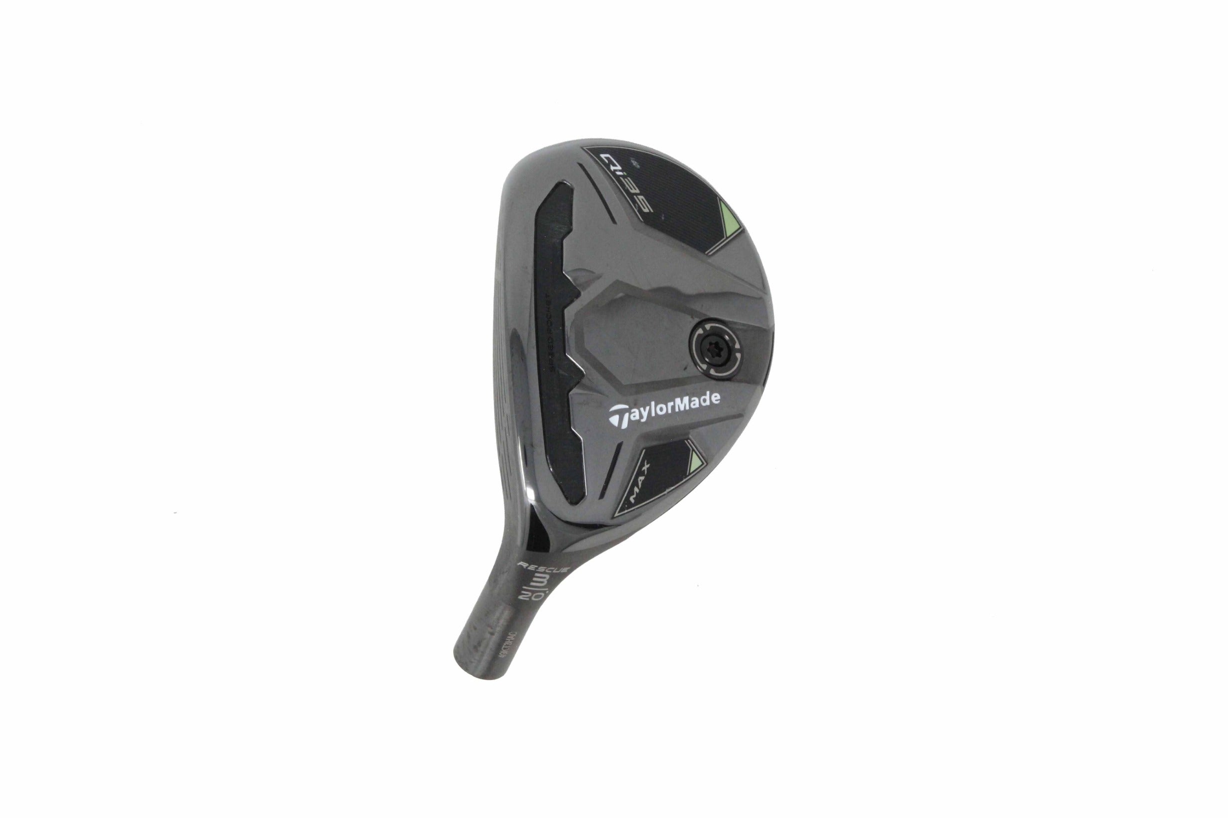 Used TaylorMade Qi35 MAX Rescue 3H - HEAD ONLY - Left-Handed - 20 Degrees