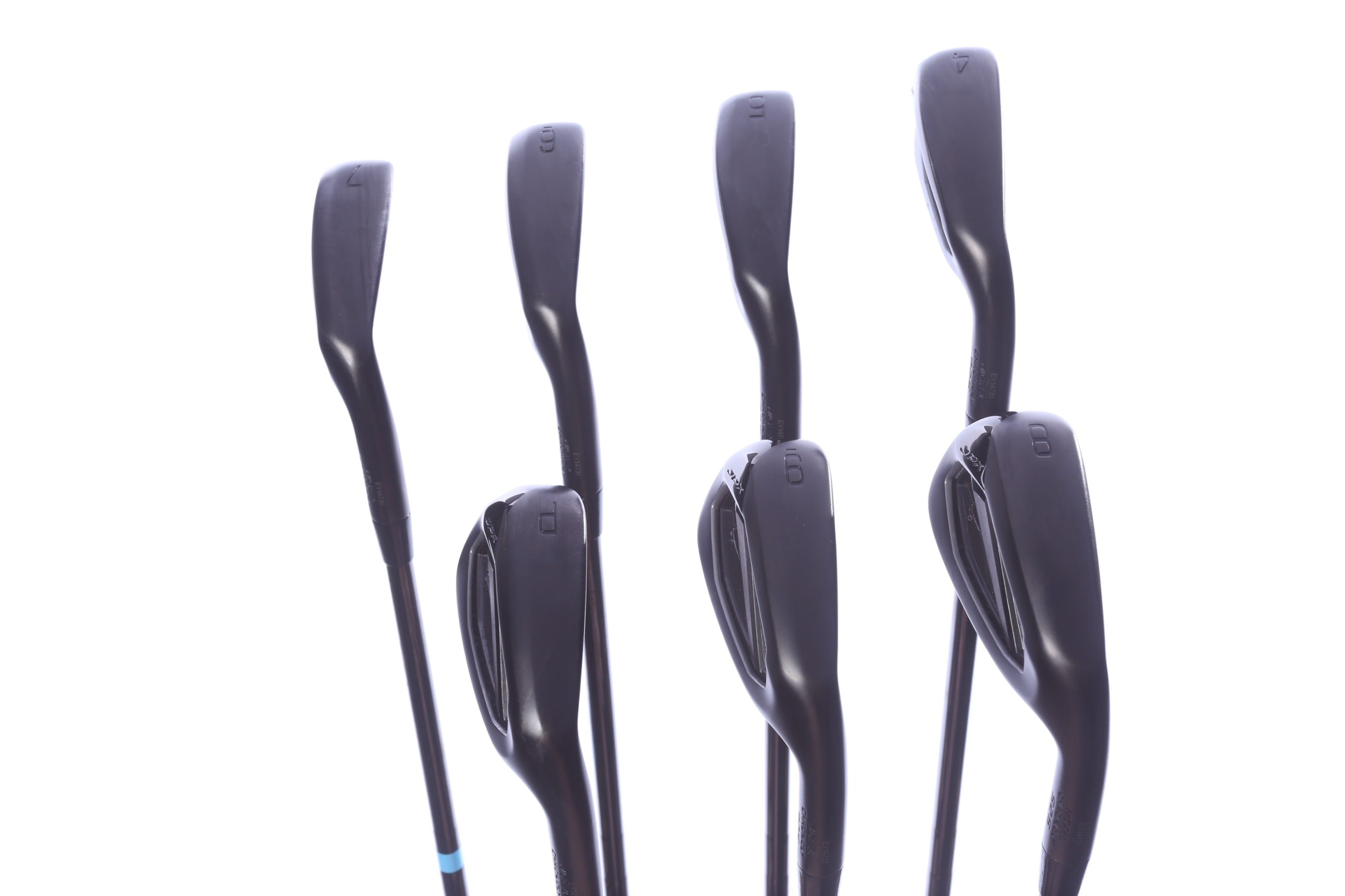 Used Mizuno JPX 925 Hot Metal Black Ion Iron Set - Right-Handed - 4-PW - Stiff Flex-Next Round