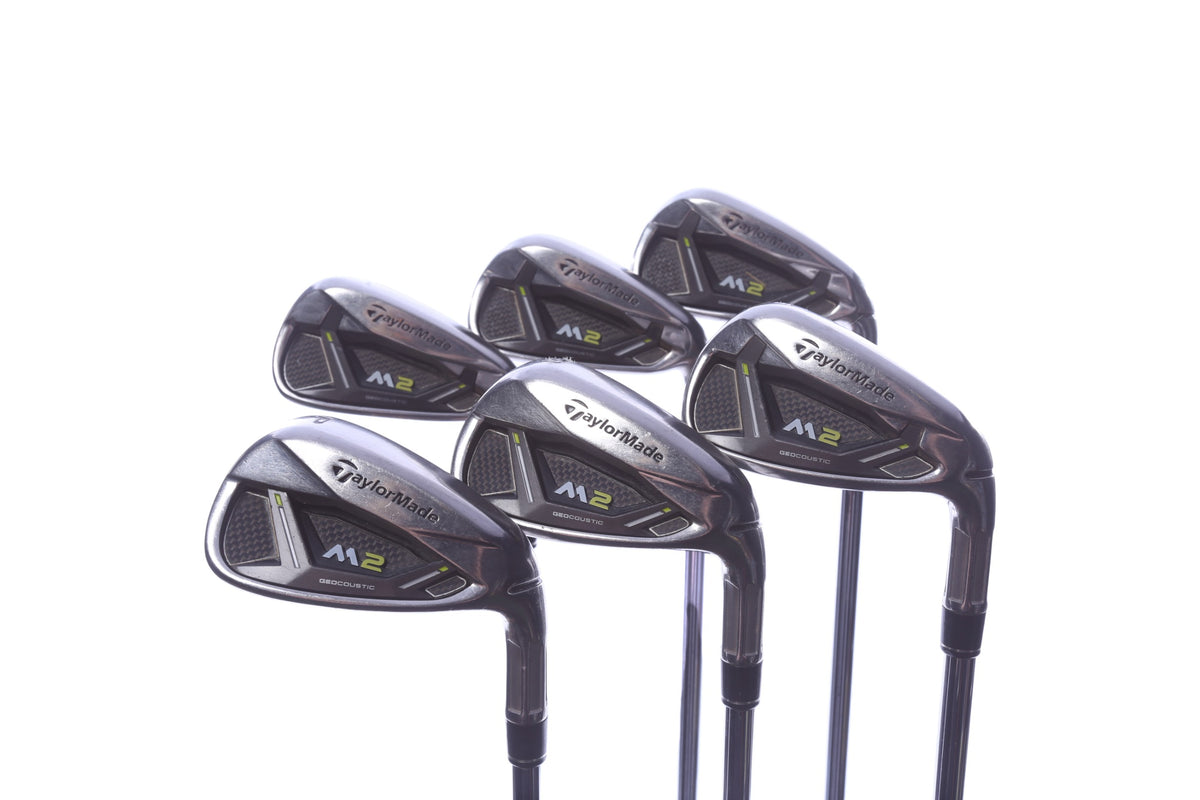 Used TaylorMade M2 2017 Iron Set - Right-Handed - 5-PW - Stiff Flex