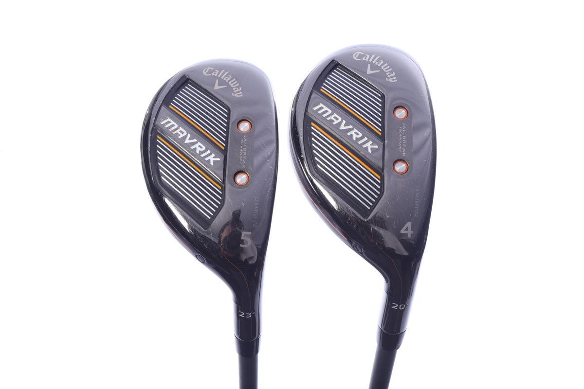 Used Callaway Mavrik Hybrid Set - Right-Handed - 4H, 5H - Regular Flex