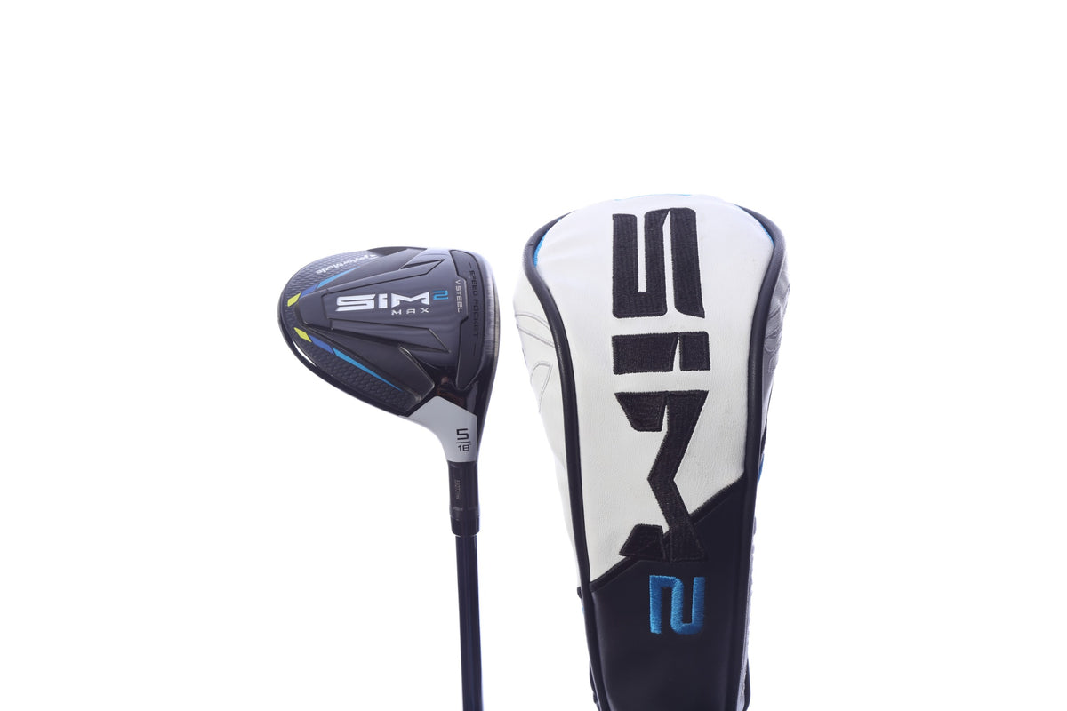 Used TaylorMade SIM2 MAX 5-Wood - Right-Handed - 18 Degrees - Stiff Flex-Next Round
