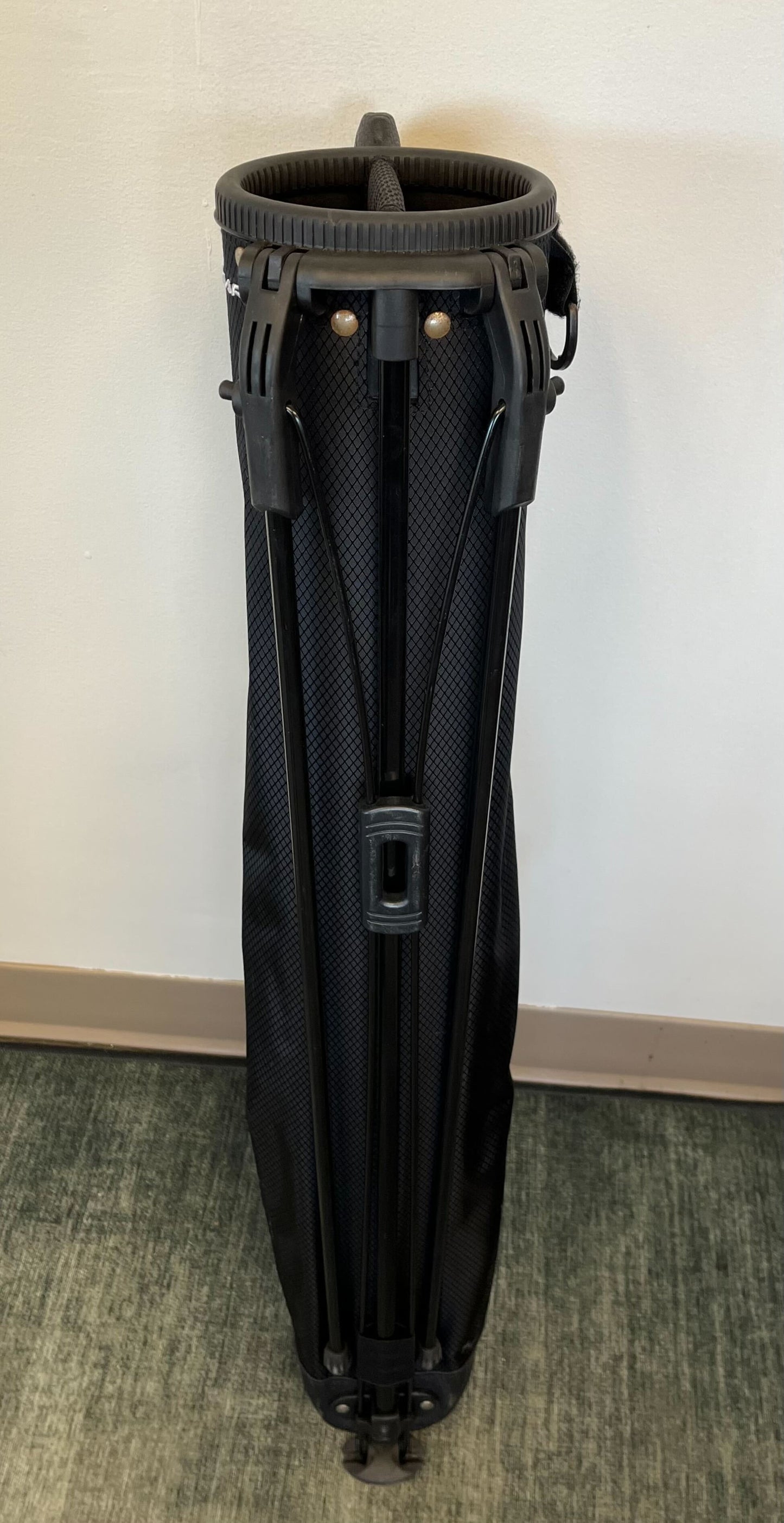 Orlimar Pitch and Putt Lightweight Sunday Carry Golf Bag Black/White-Next Round