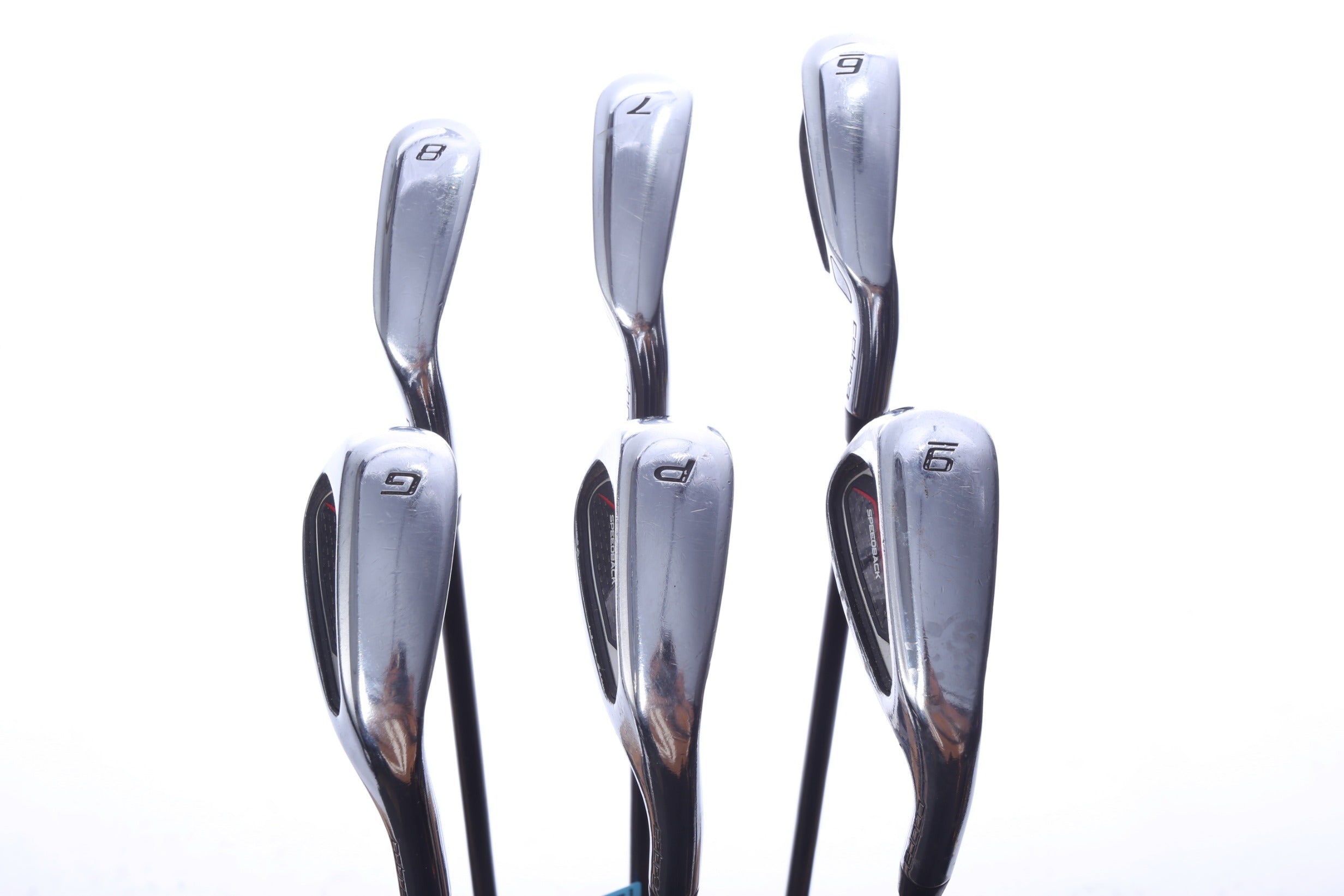 Used Cobra King F9 SpeedBack Iron Set - Right-Handed - 6-PW, GW - Seniors Flex-Next Round