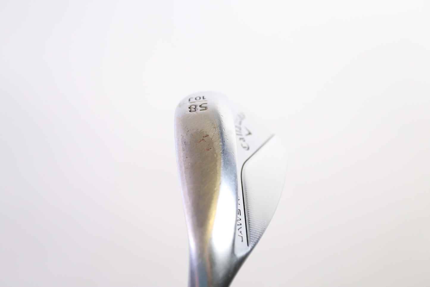 Used Callaway JAWS Raw Chrome J Grind Lob Wedge - Left-Handed - 58 Degrees - Stiff Flex-Next Round