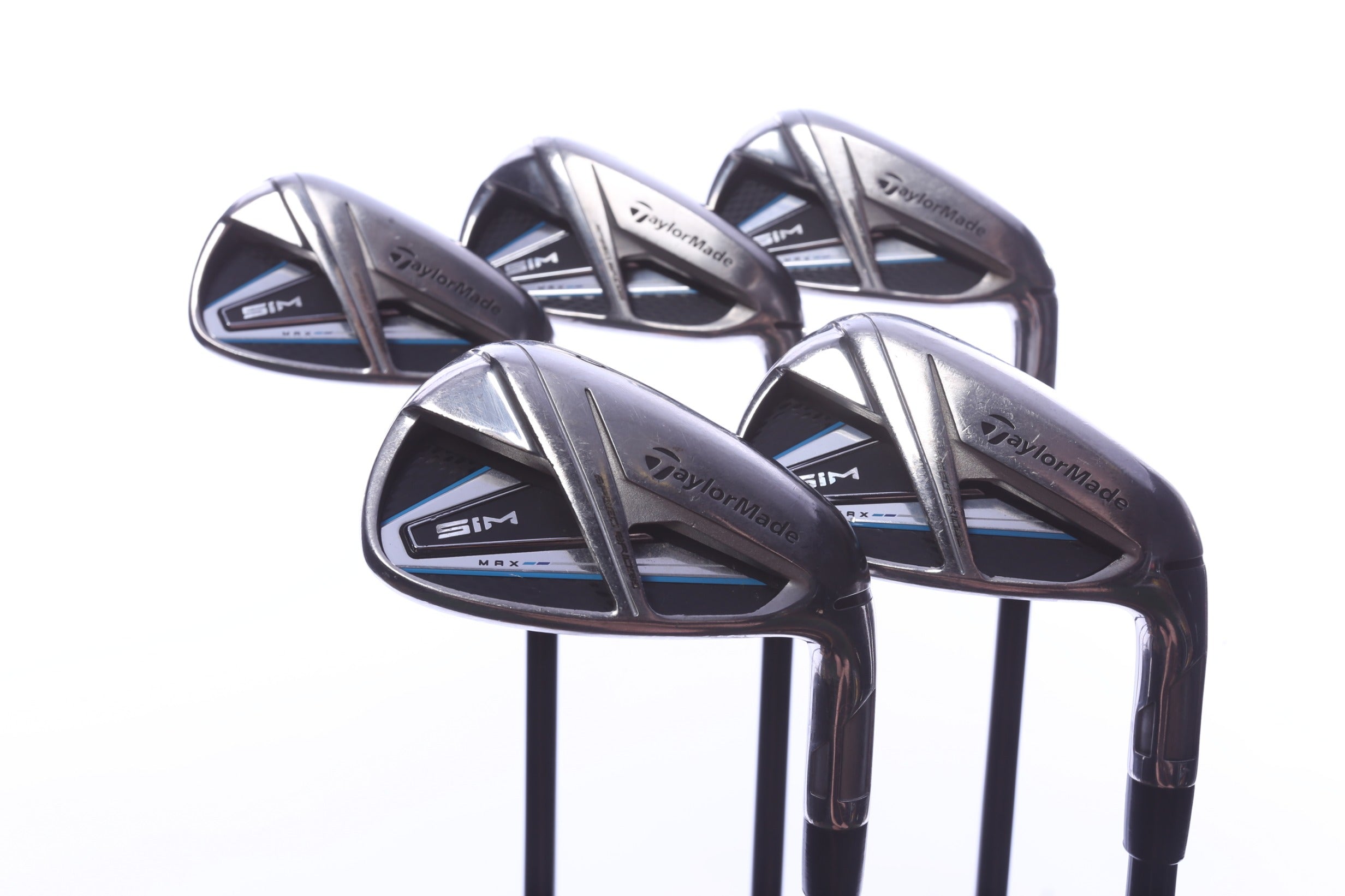 Used TaylorMade SIM MAX Iron Set - Right-Handed - 6-PW - Variable Flex-Next Round