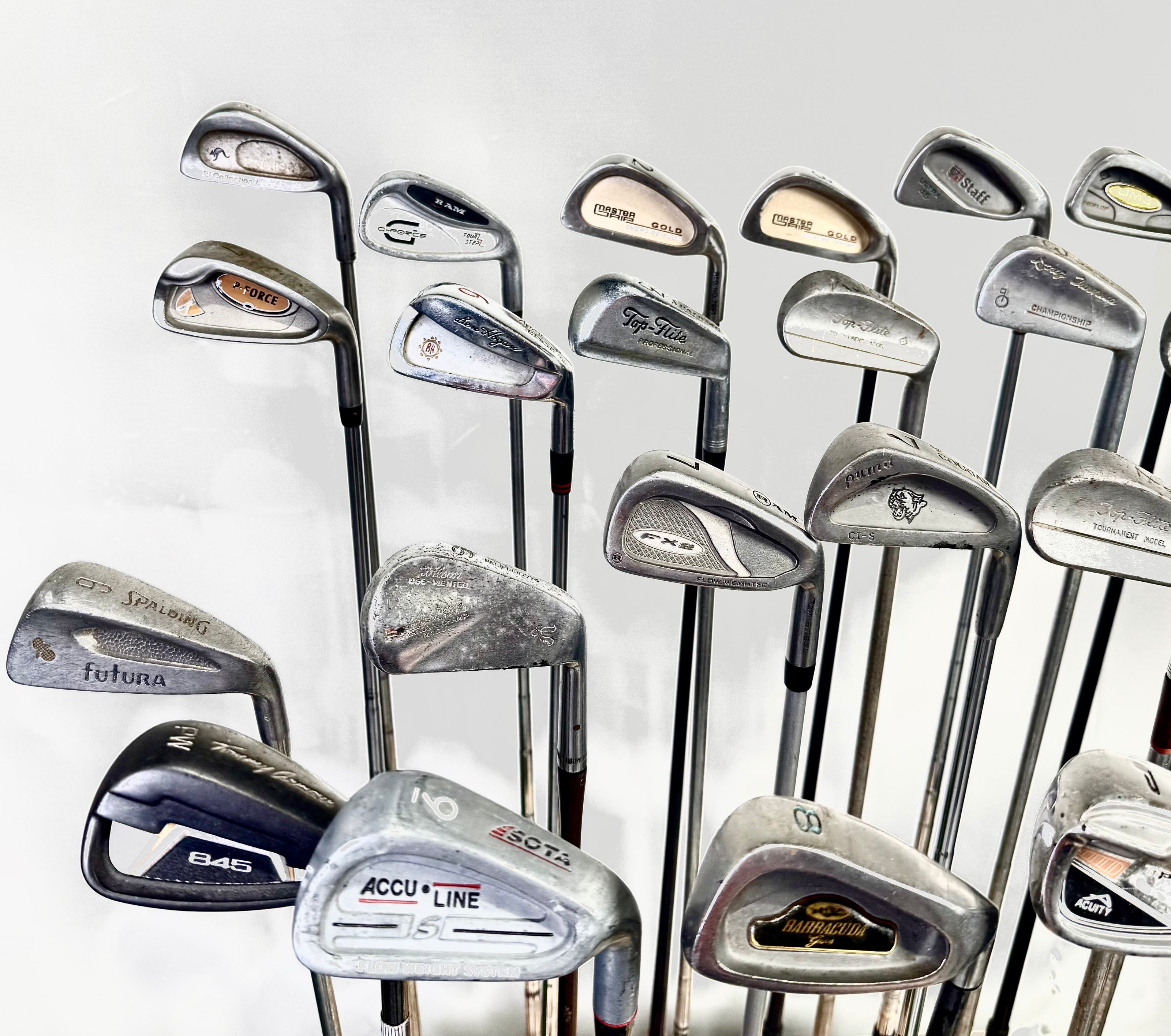 Wholesale Lot of 24 Golf Clubs - Right Handed -Assorted Irons and Wedges-Next Round