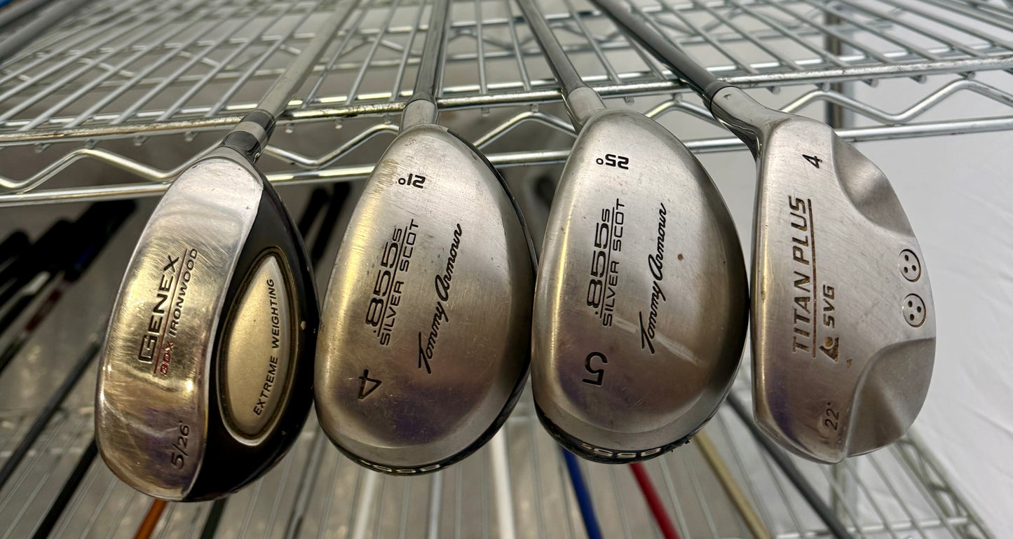 Wholesale Lot of 40 Golf Clubs - Assorted Hybrids-Next Round
